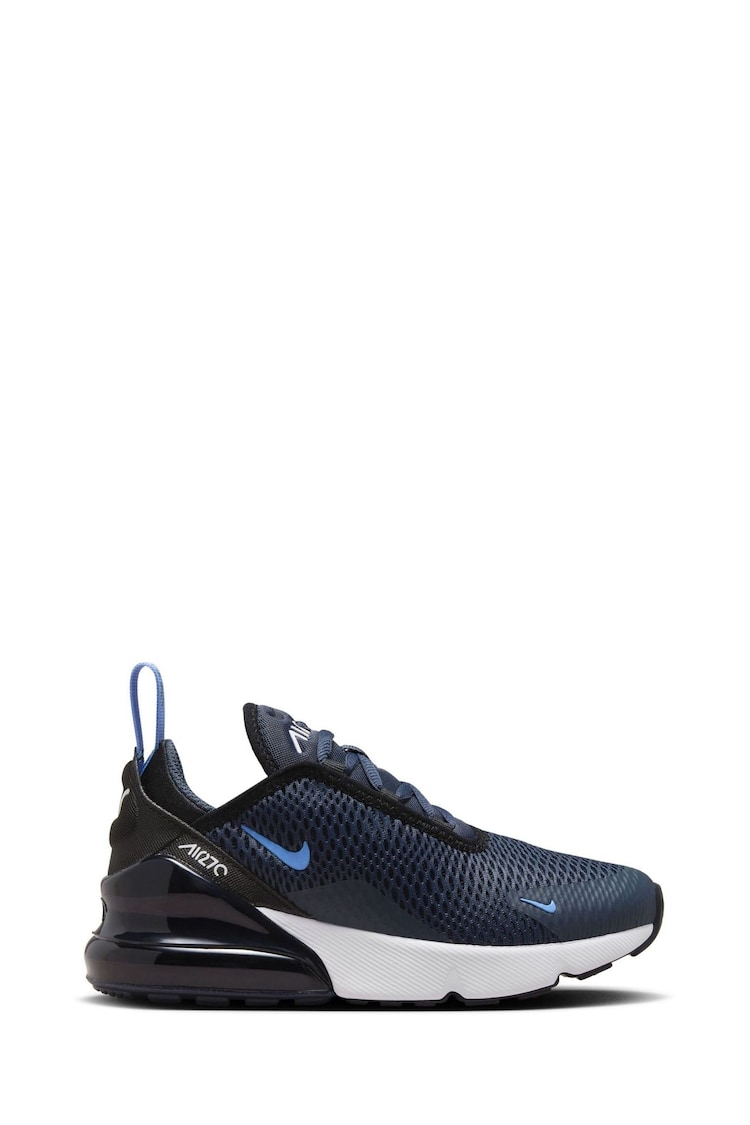 Nike Blue Air Max 270 Junior Trainers - Image 1 of 1