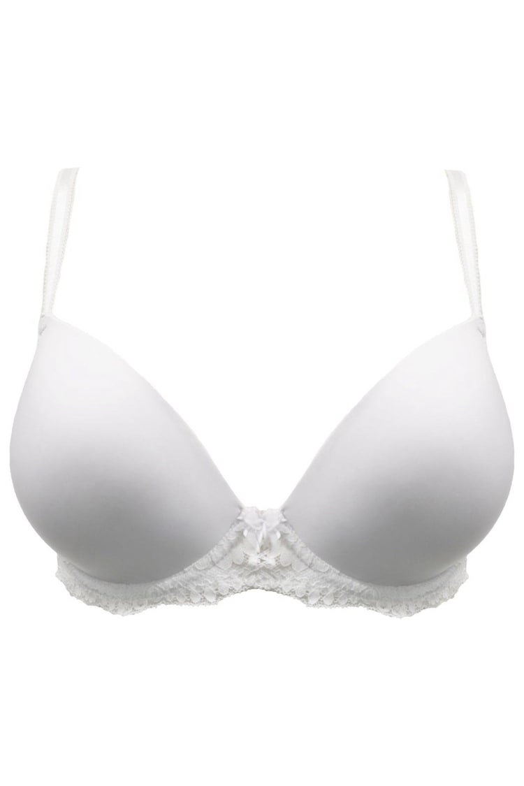 Белый - Pour Moi Fleur Underwired Balconette Bra - Изображение 1 из 1