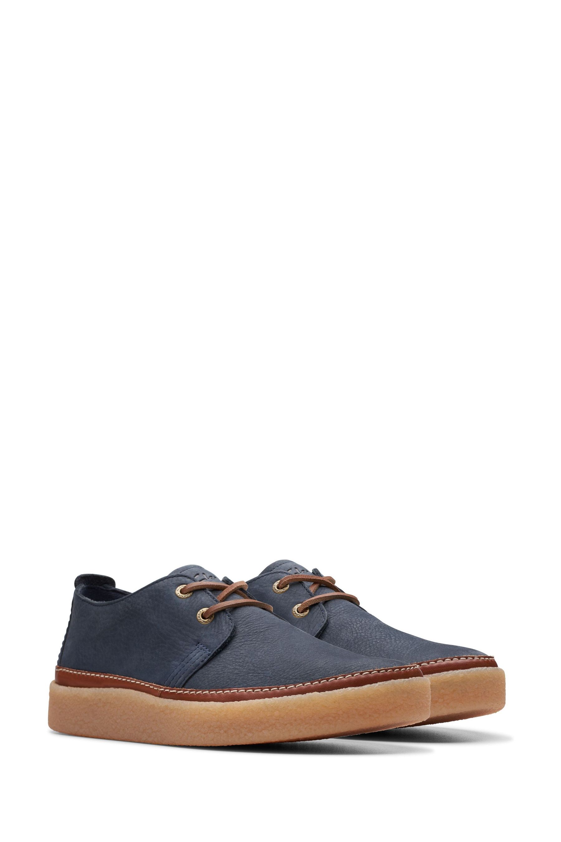 Buy Clarks Blue Nubuck Clarkwood Low Shoes from the Next UK online shop