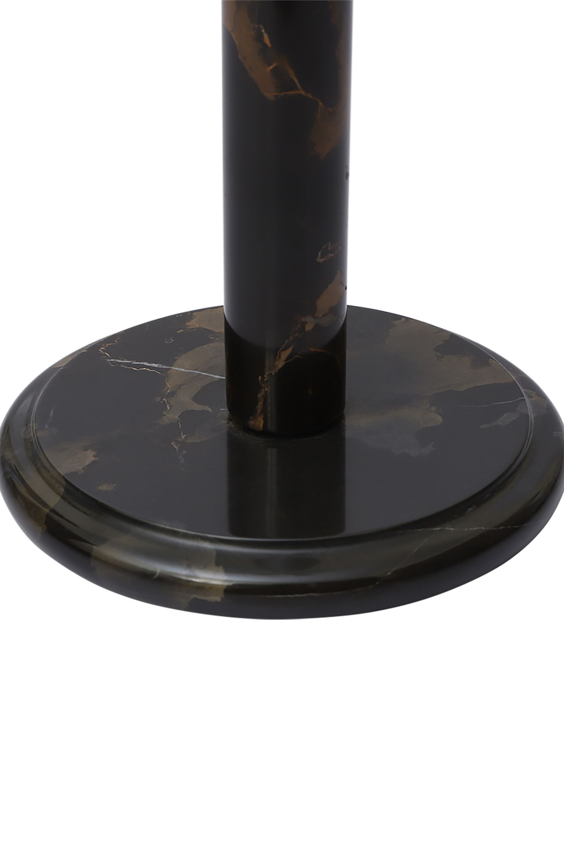 Buy Interiors by Premier Black and Gold Marble Kitchen Roll Holder from