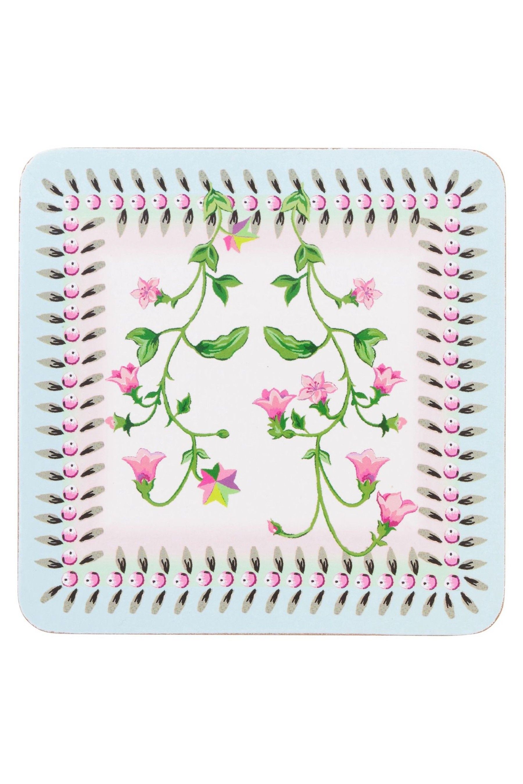 Buy Cath Kidston Purple Twin Flowers Placemat And Coaster from the Next