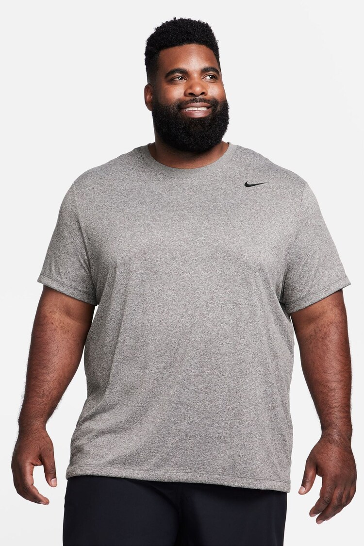 Nike Grey/Black Dri-FIT Legend Training T-Shirt - Image 1 of 1