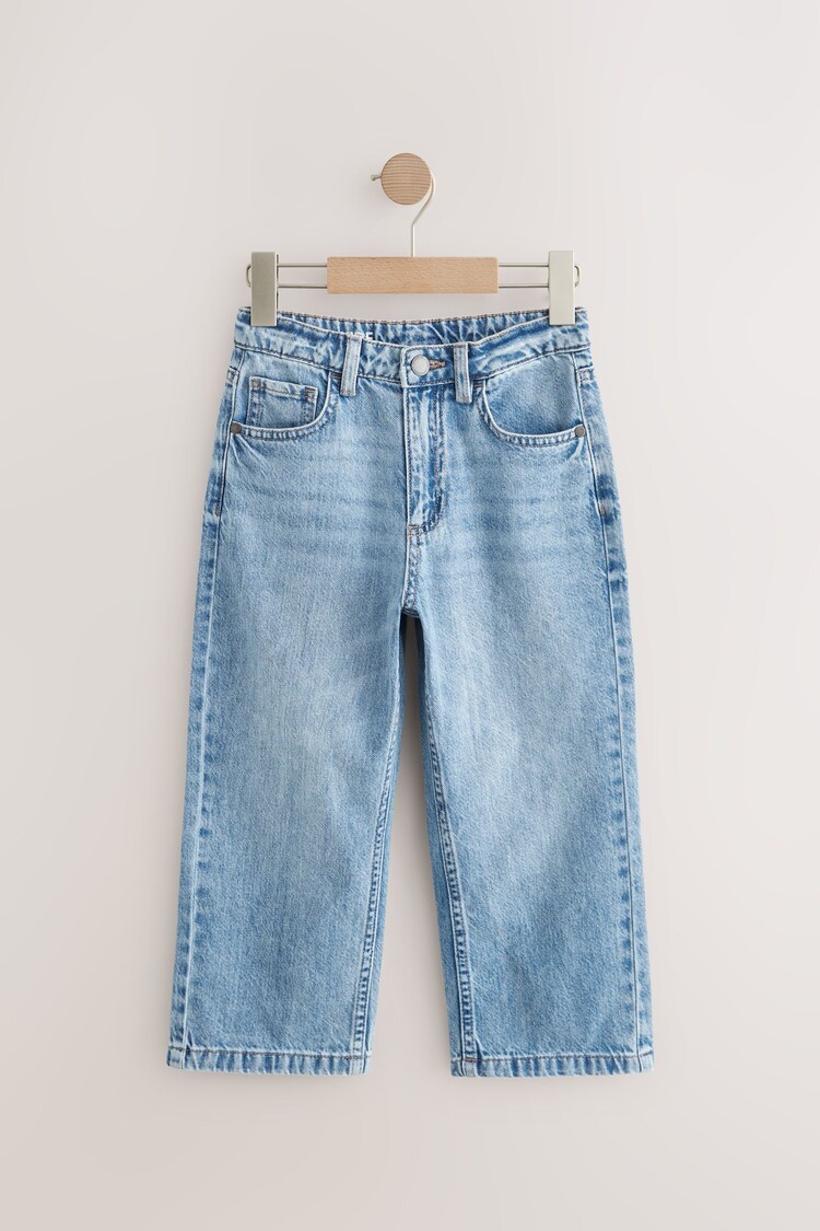 Blue Wide Fit Authentic 100% Cotton Jeans (3-16yrs) - Image 1 of 1