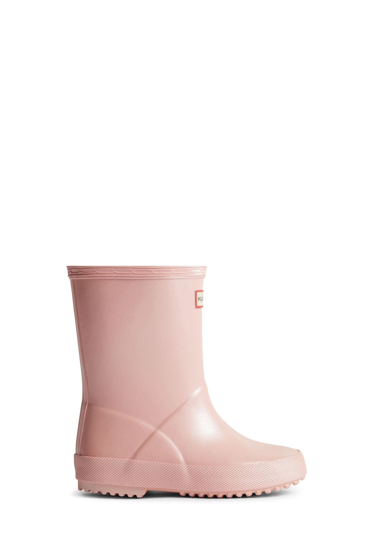 Hunter Kids Pink First Nebula Wellies - Image 1 of 1