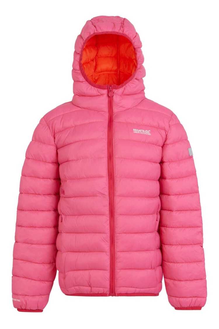 Regatta Pink Junior Hooded Marizion Jacket - Image 1 of 1