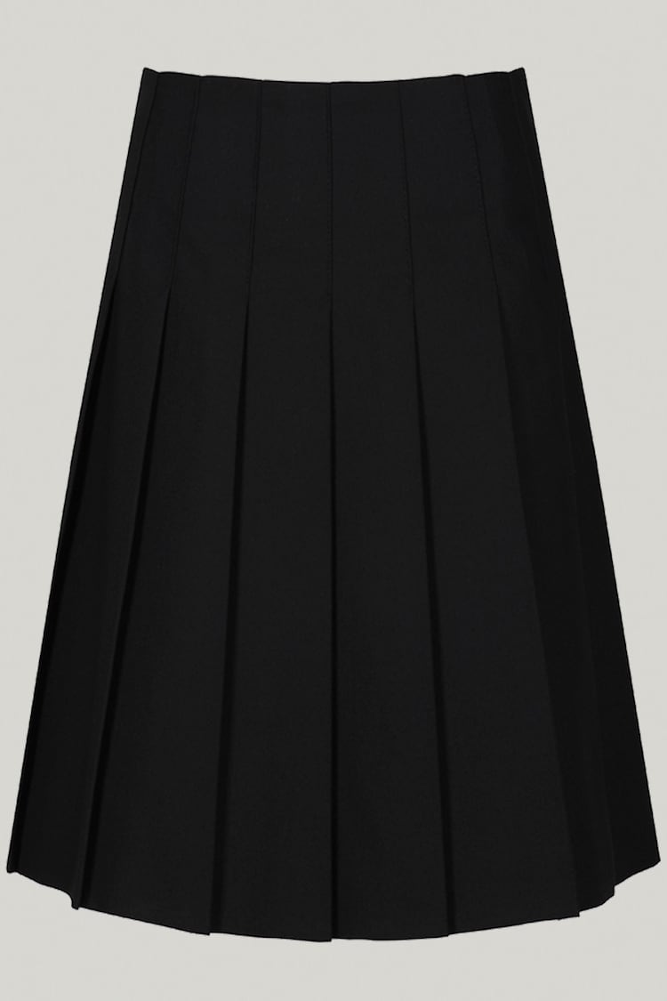 Trutex Black 16" Stitch Down Permanent Pleats School Skirt (10-16 Yrs) - Image 1 of 1 Trutex Black 16" Stitch Down Permanent Pleats School Skirt (10-16 Yrs) - Image 1 of 1