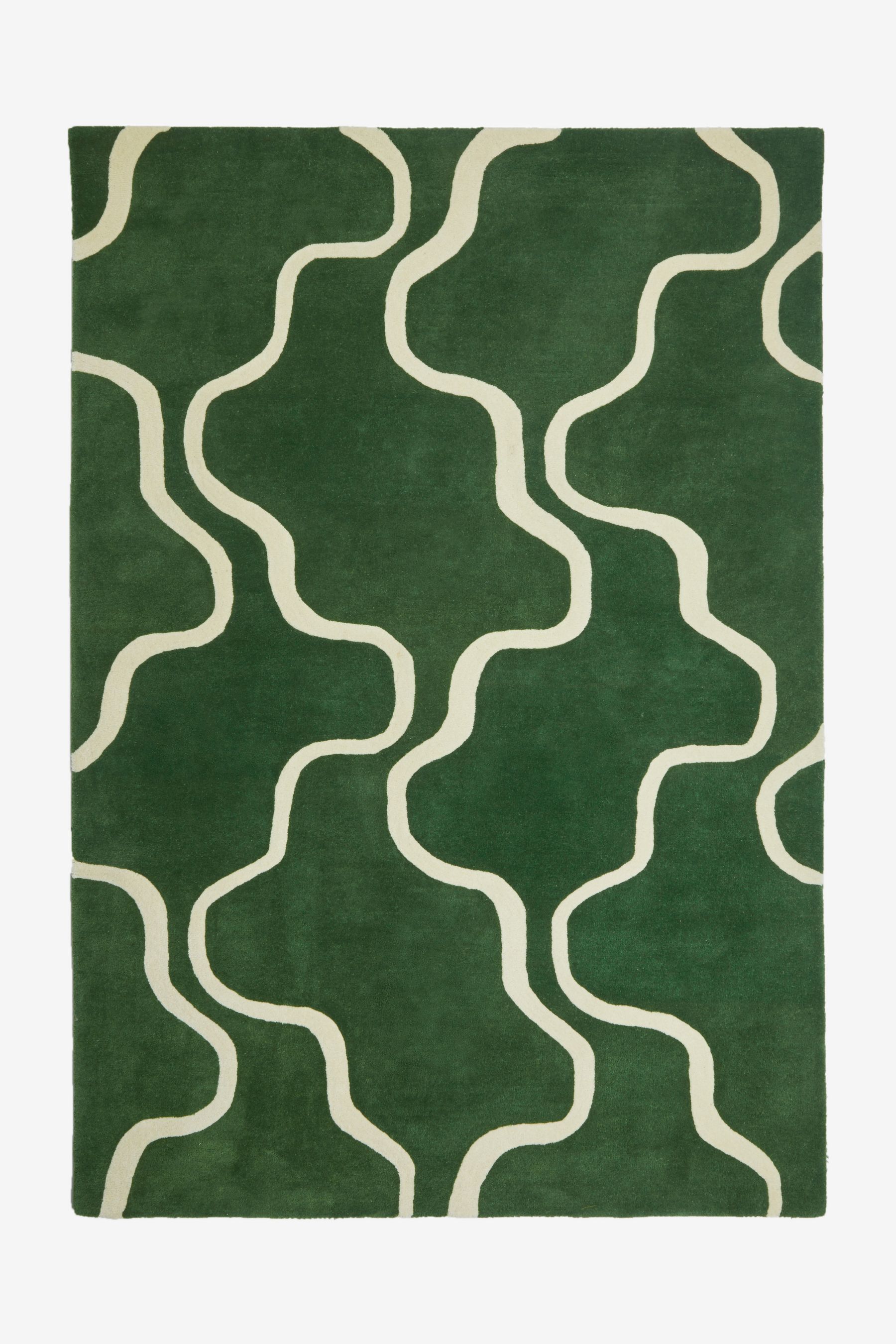 Buy Jasper Conran London Green Wiggle Rug from the Next UK online shop