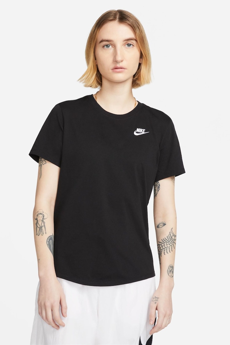 Nike Black Sportswear Club Essentials T-Shirt - Image 1 of 1