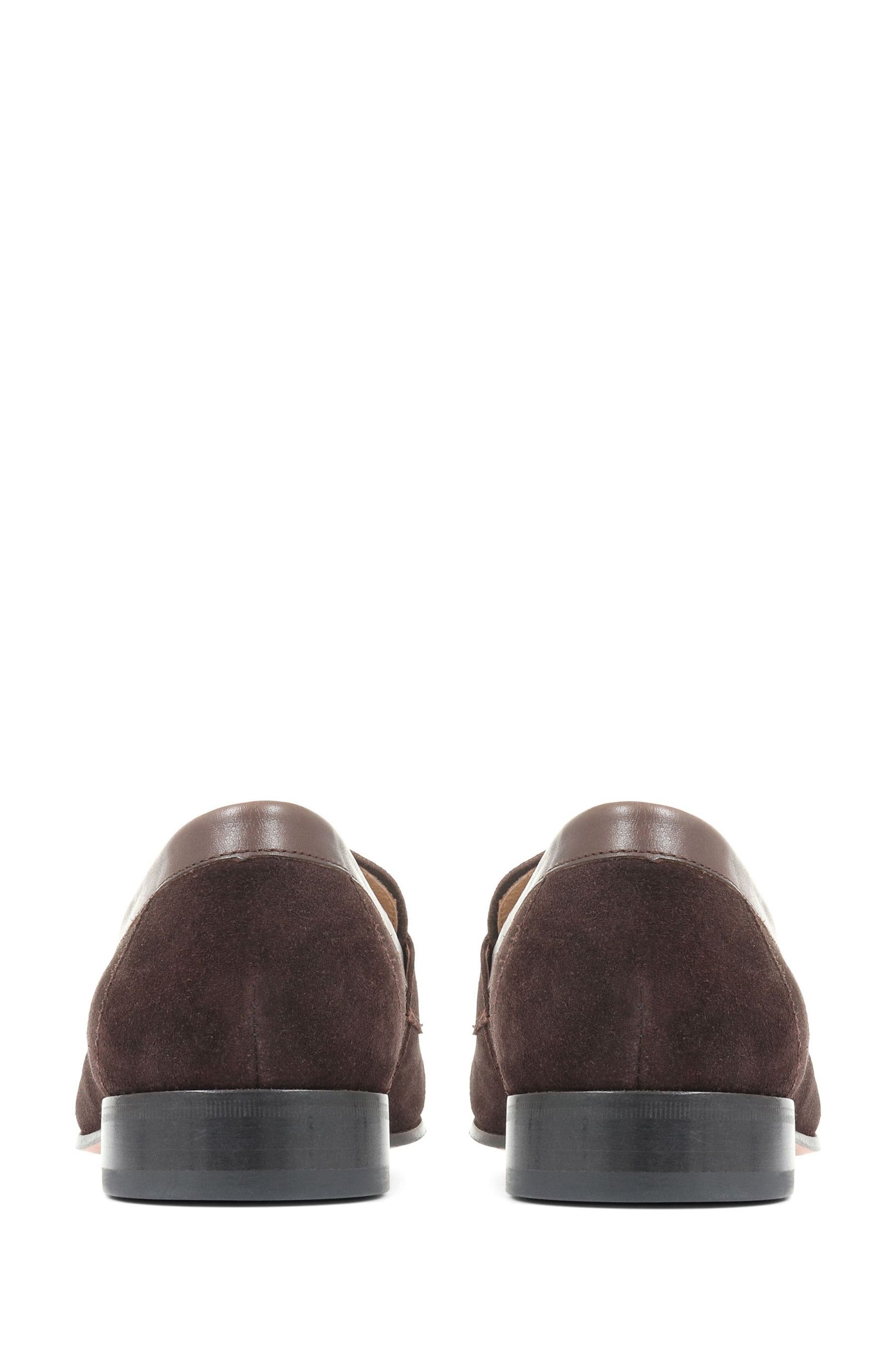 Buy Jones Bootmaker Roscoe Brown Suede Penny Loafers from the Next UK ...