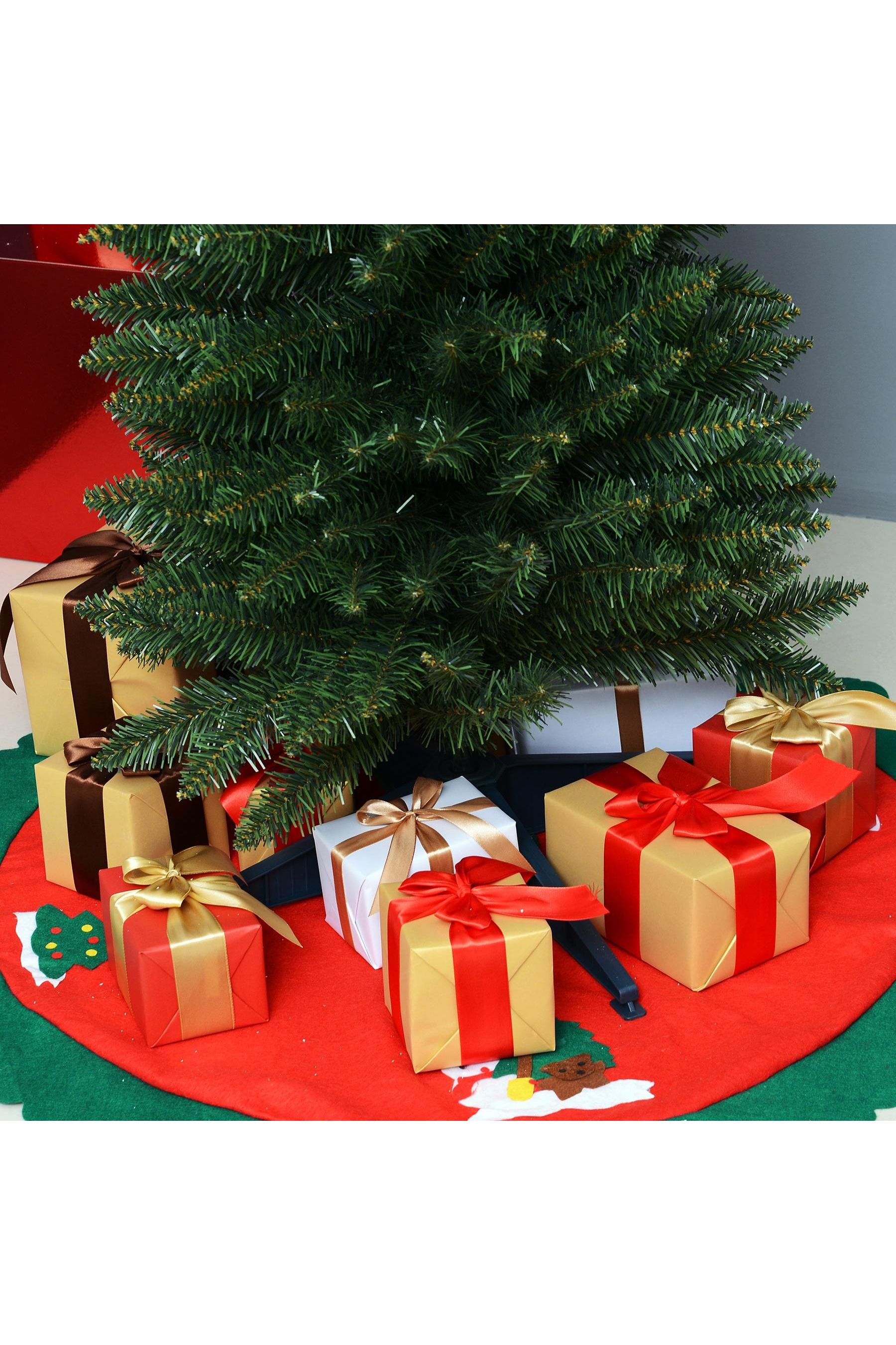 Buy Green 6ft Tall & Narrow Artificial Christmas Tree from the