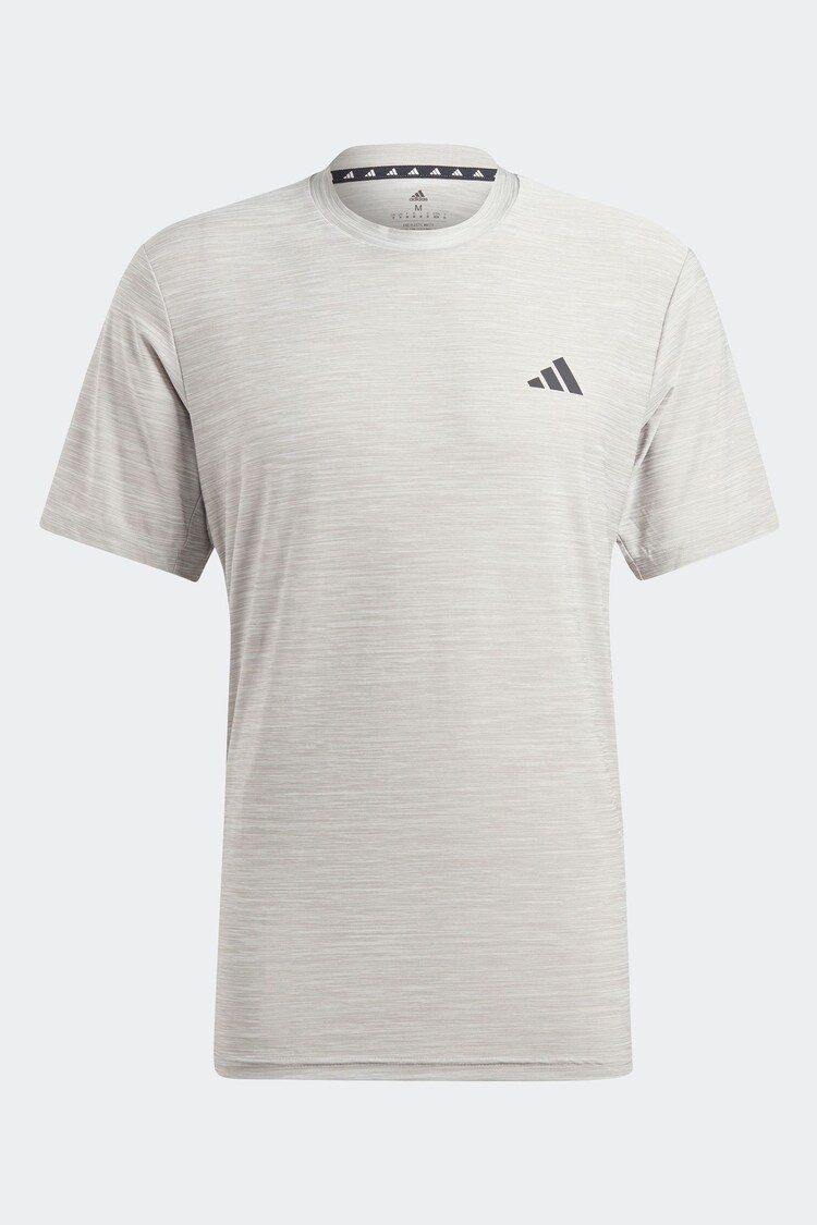 رمادي - تيشرت رياضي قابل للتمدد Train Essentials من Adidas - صورة 1 من 1