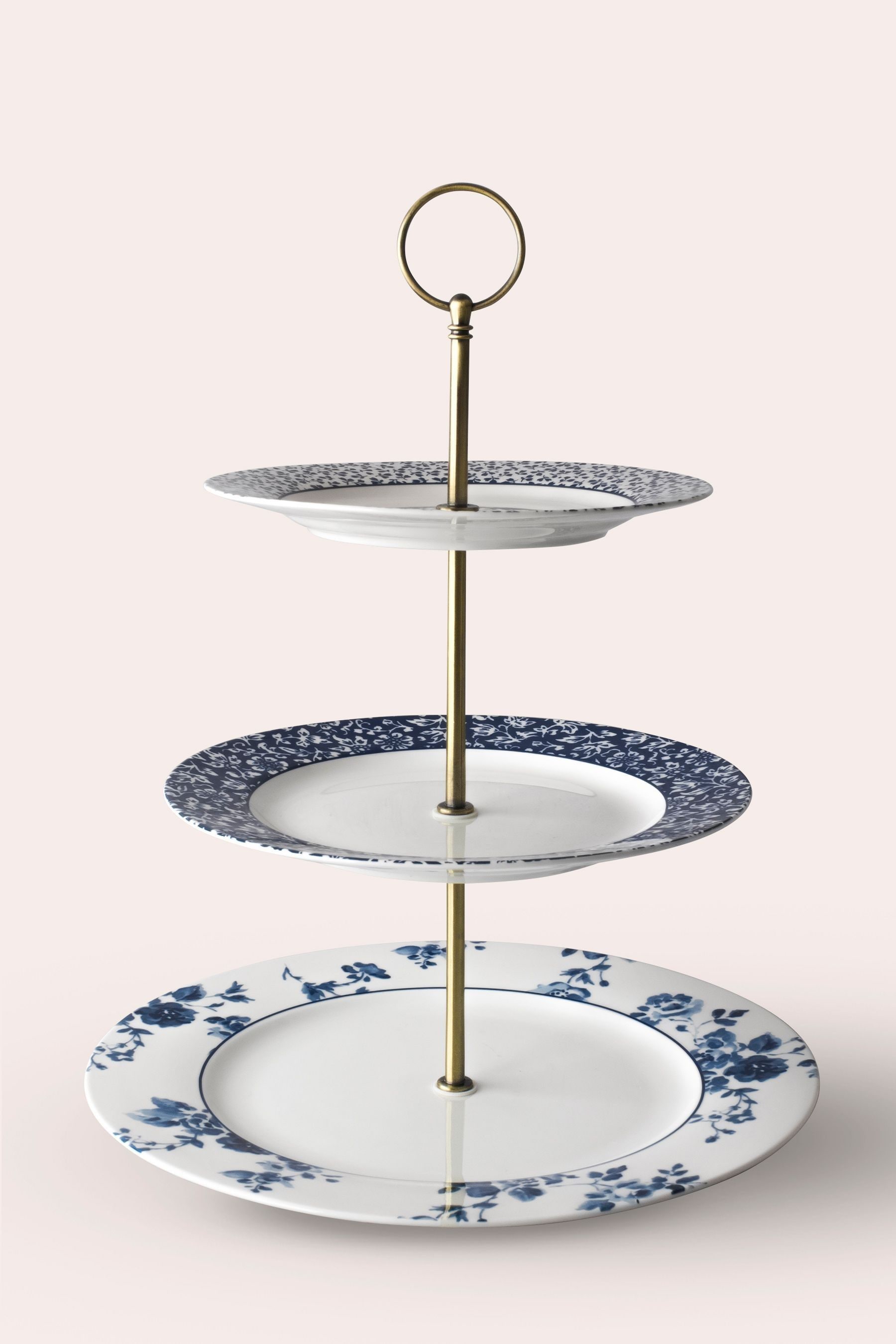 Buy Laura Ashley Blue Cake Stand Blueprint 3Tier from the Next UK