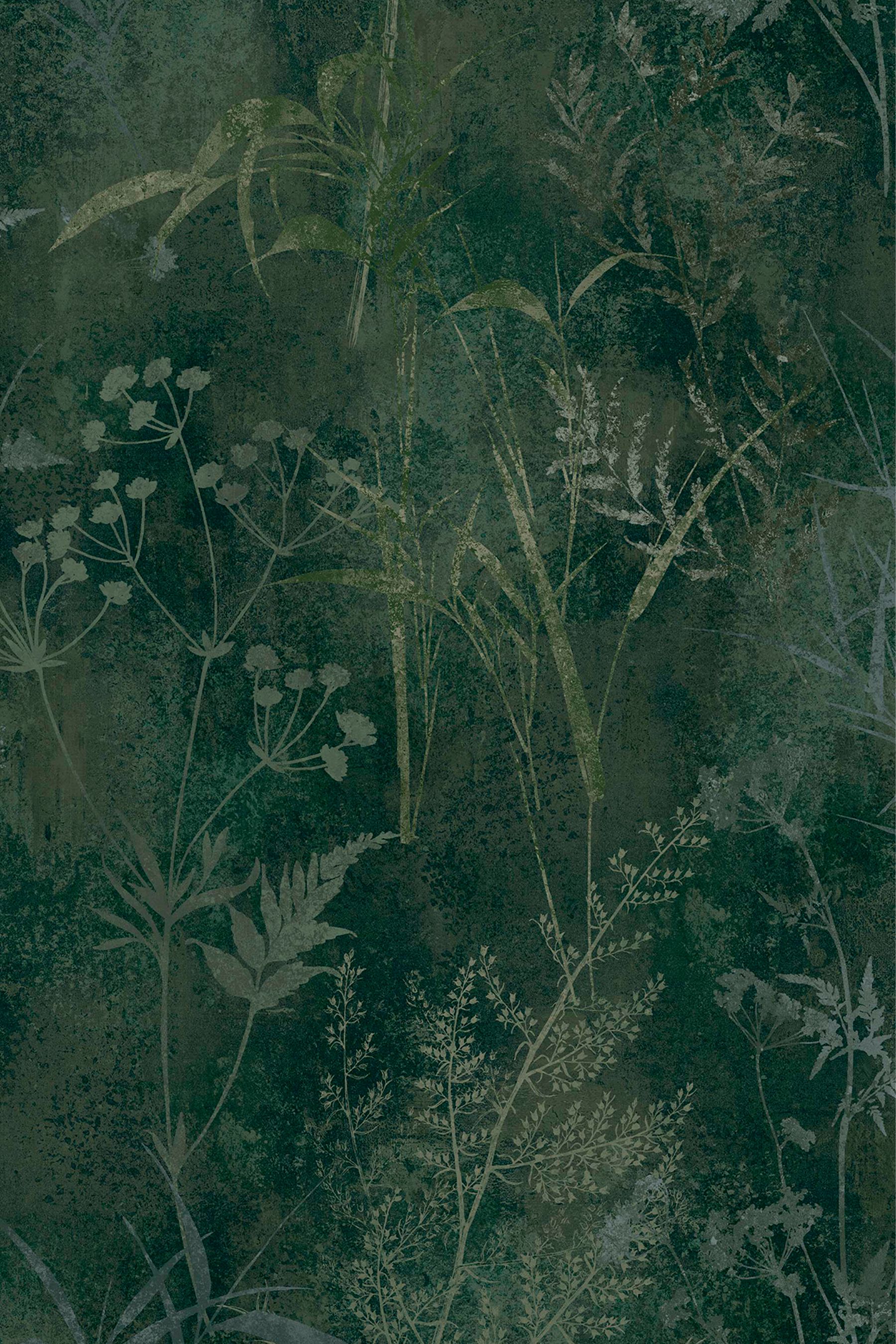 Buy Graham & Brown Green Restore Emerald Wallpaper from the Next UK