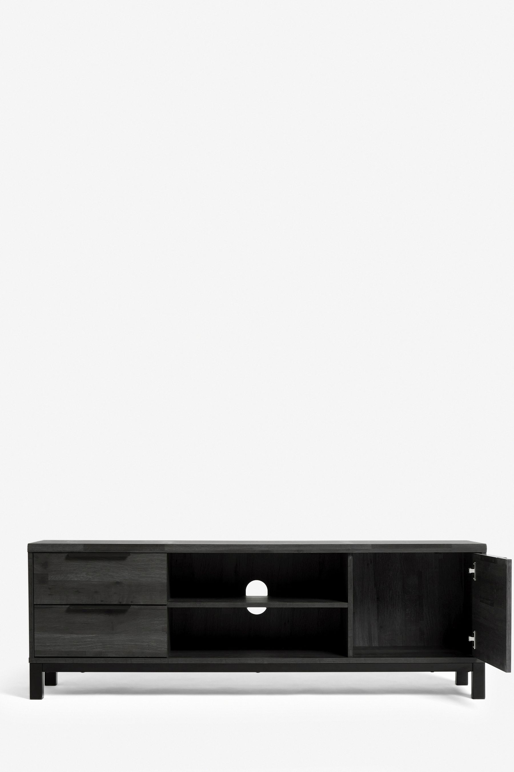 Buy Black Bronx Up to 65 inch Oak Effect TV Unit from the Next UK