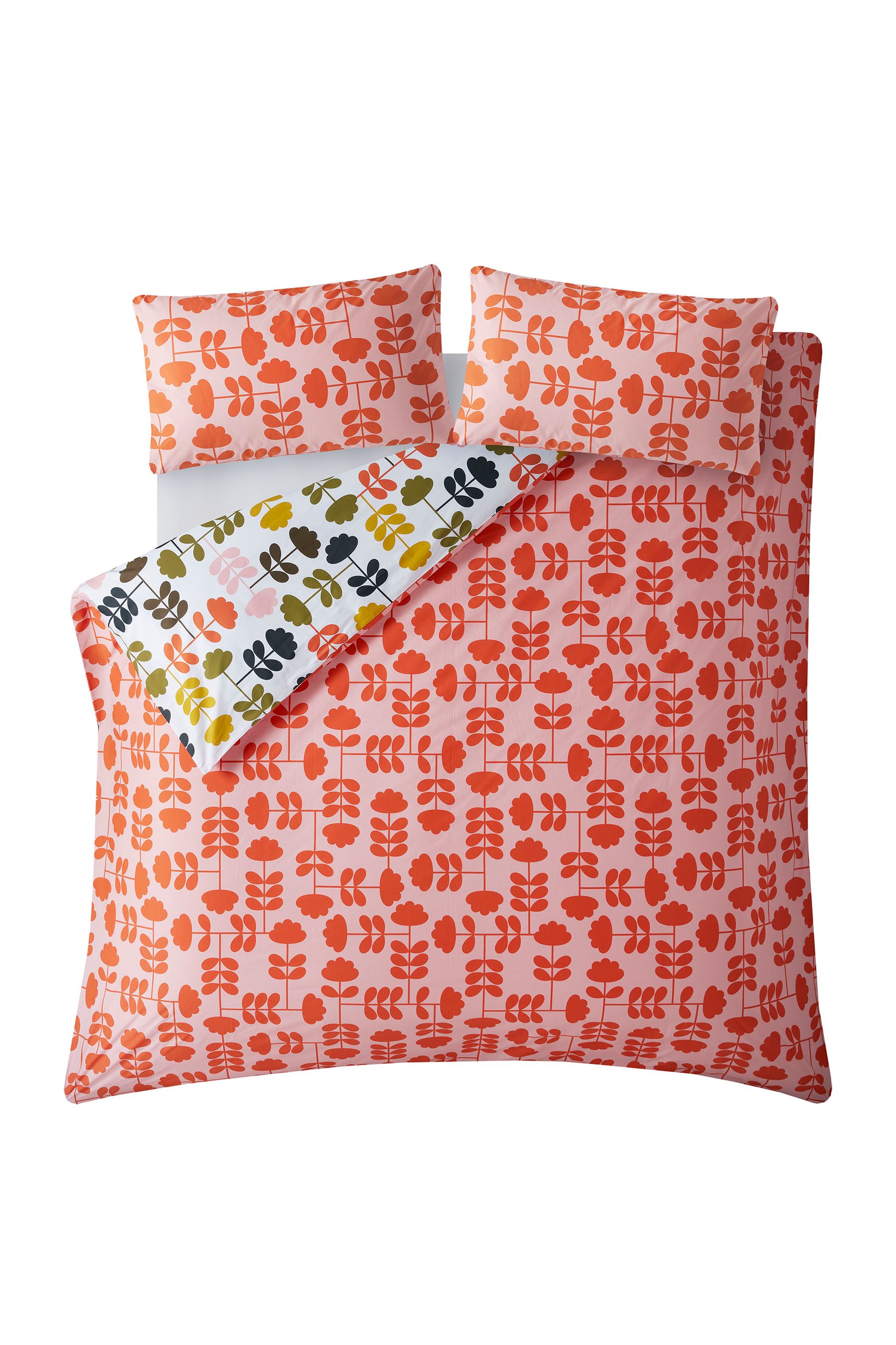 Buy Orla Kiely Red Cut Stem Duvet Cover And Pillowcase Set from the Next UK online shop