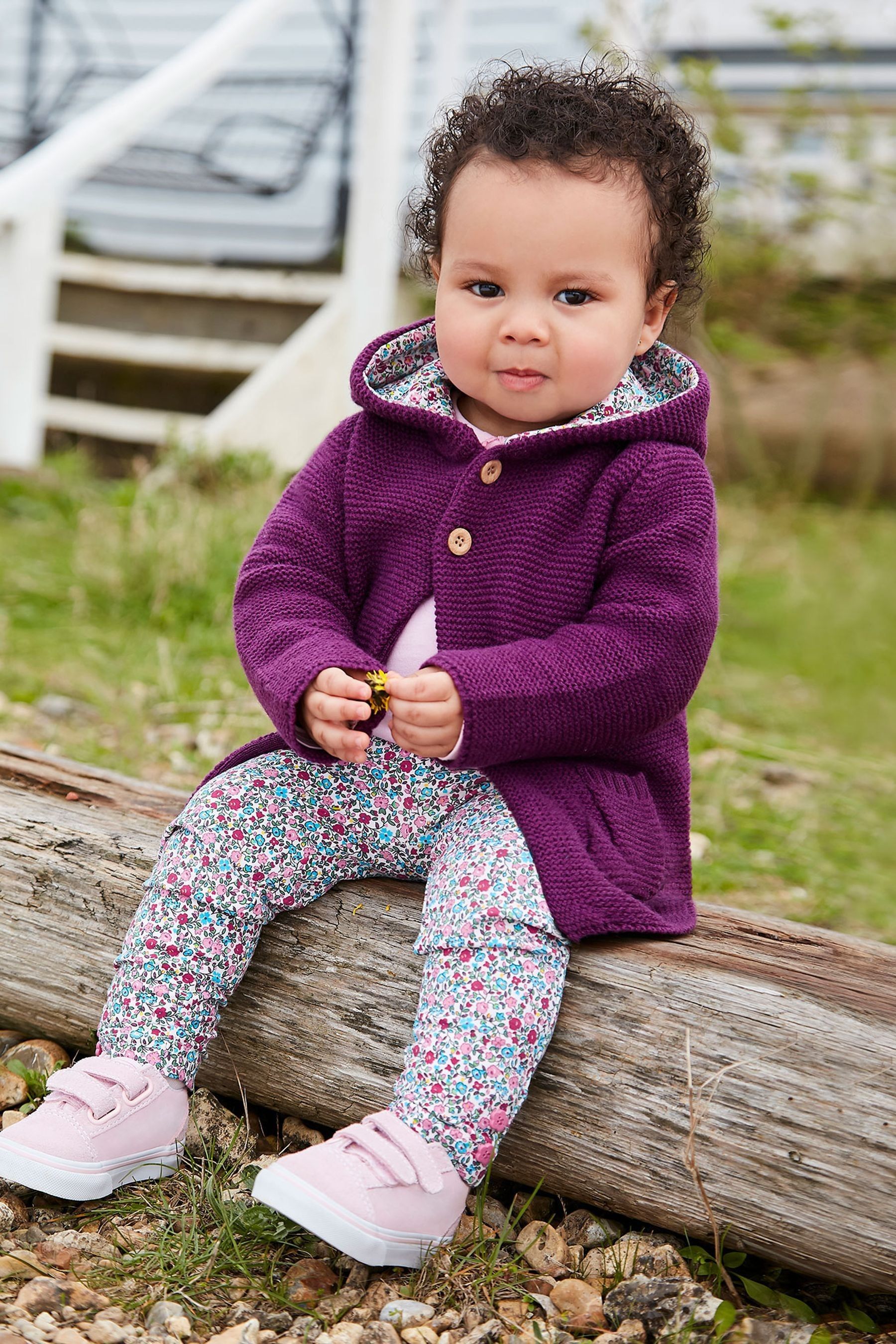 Buy JoJo Maman Bébé 2Pack Floral Print & Navy Leggings from Next Japan