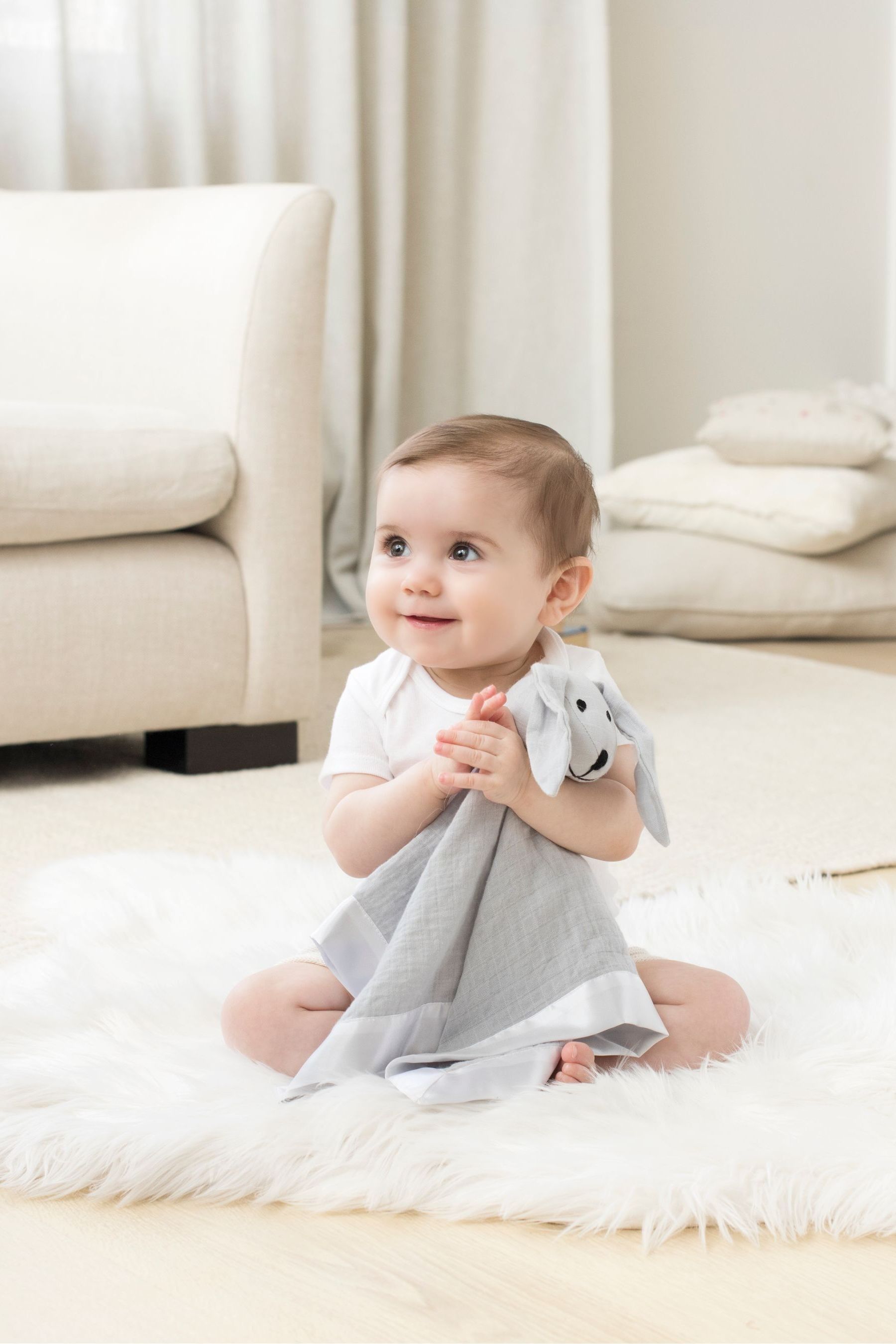 Buy Aden + Anais Grey Essentials Lovey Muslin Comforter from the Next