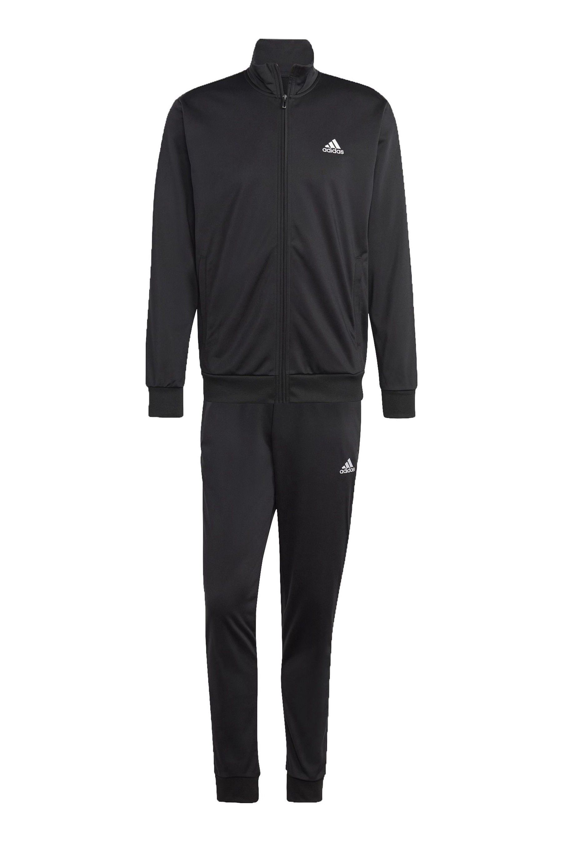 Buy adidas Black Sportswear Linear Logo Tricot Tracksuit from the Next ...