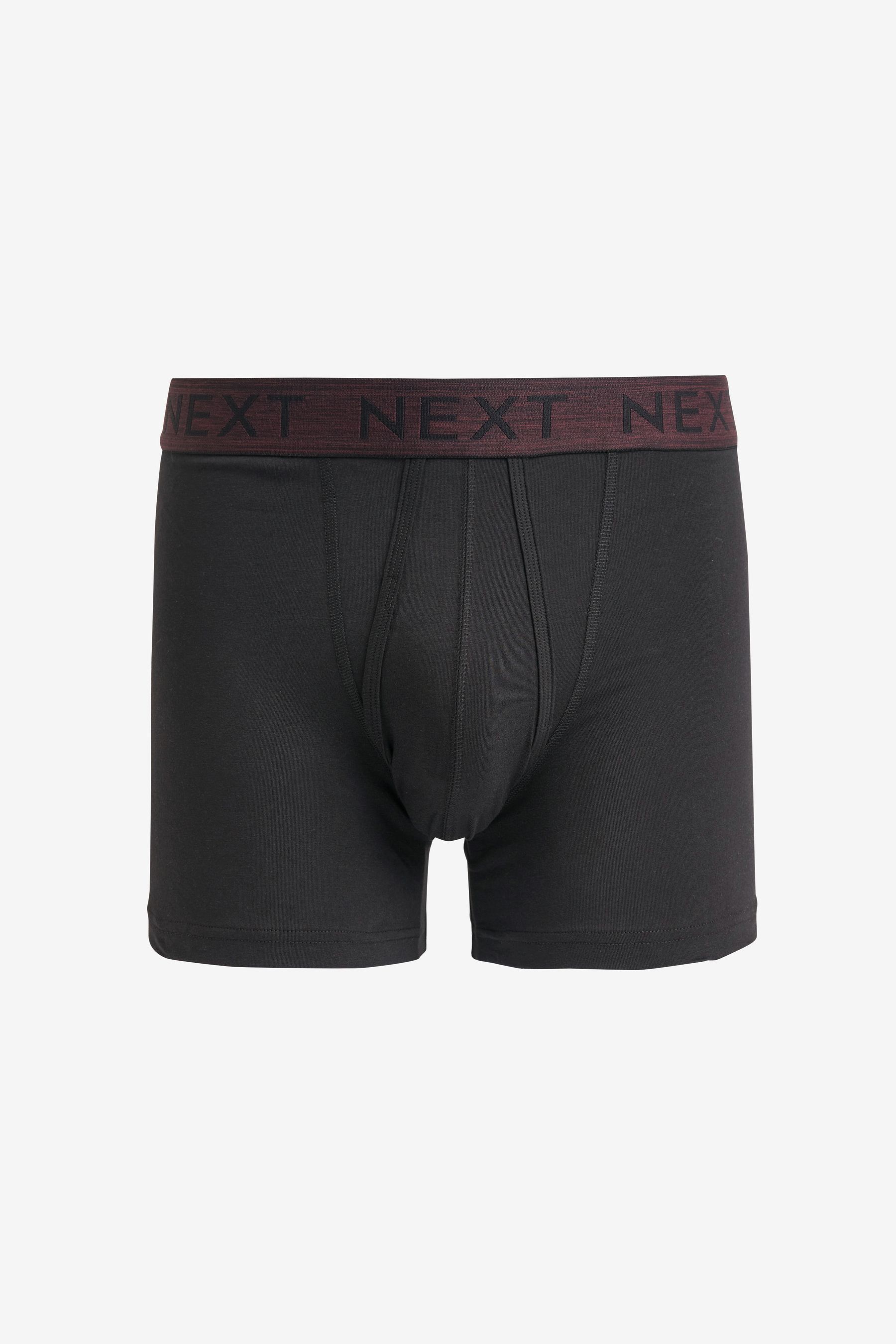 Buy Dark Marl Waistband AFront Boxers 8 Pack from Next Australia