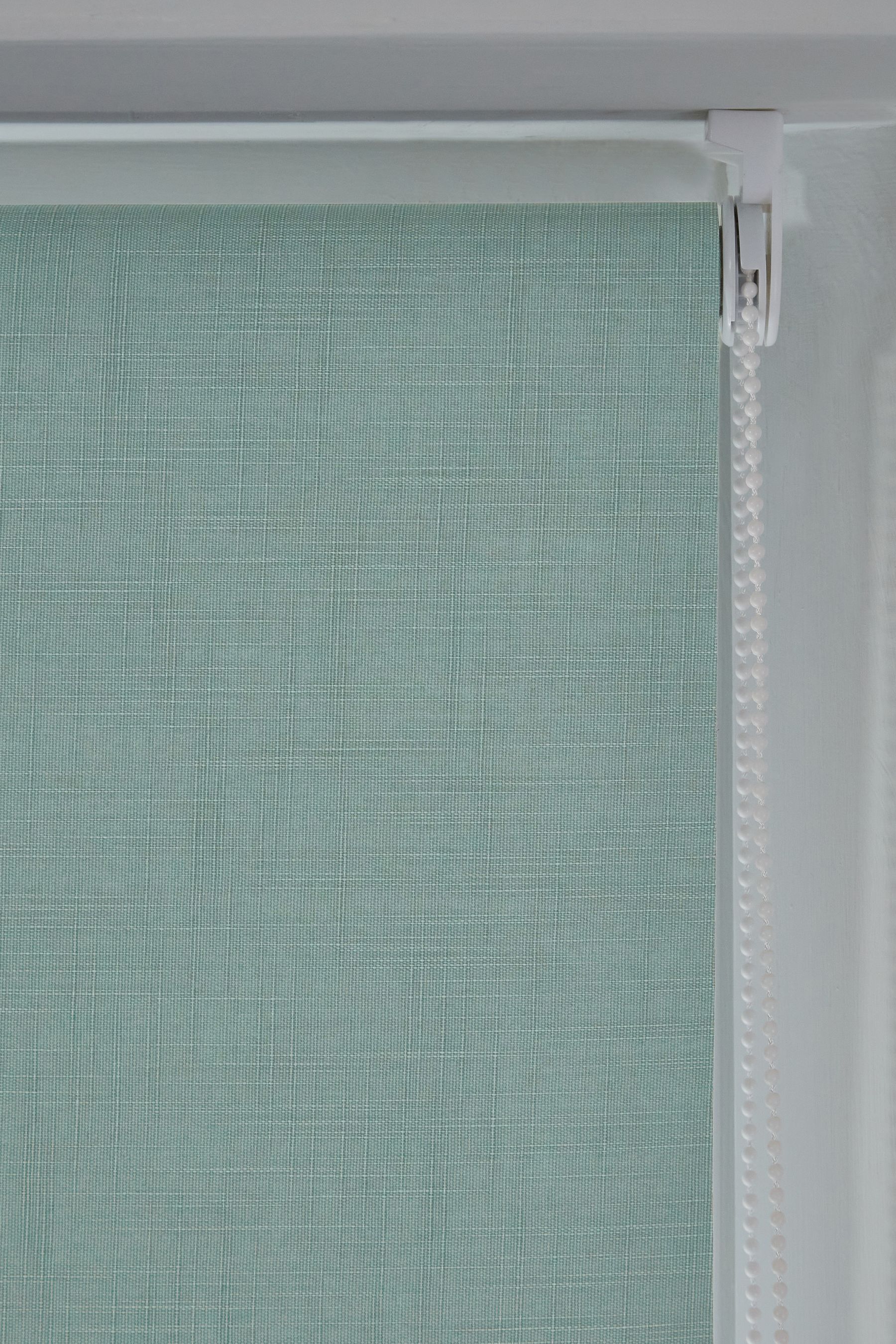 Buy Sage Green Ready Made Roller Blackout Blind Textured from the Next
