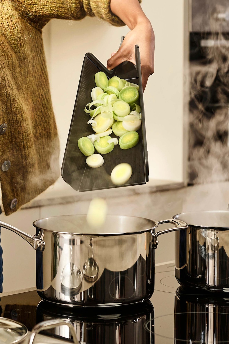 Joseph Joseph Black Chop2Pot Plus Folding Chopping Board (Large) - Image 1 of 1