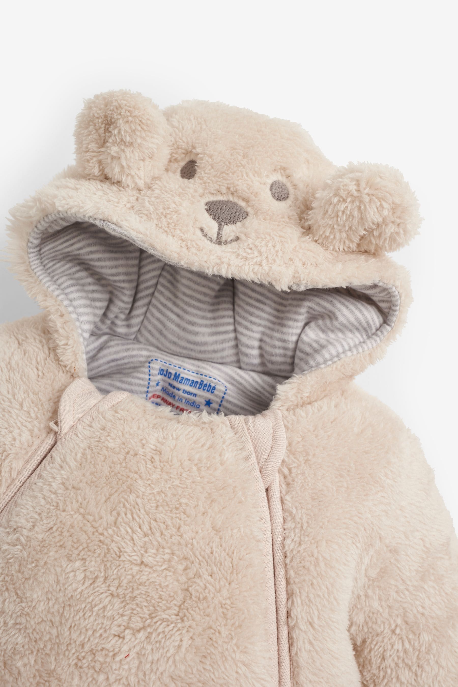 Buy JoJo Maman Bébé Bear Cosy Pramsuit from the Next UK online shop