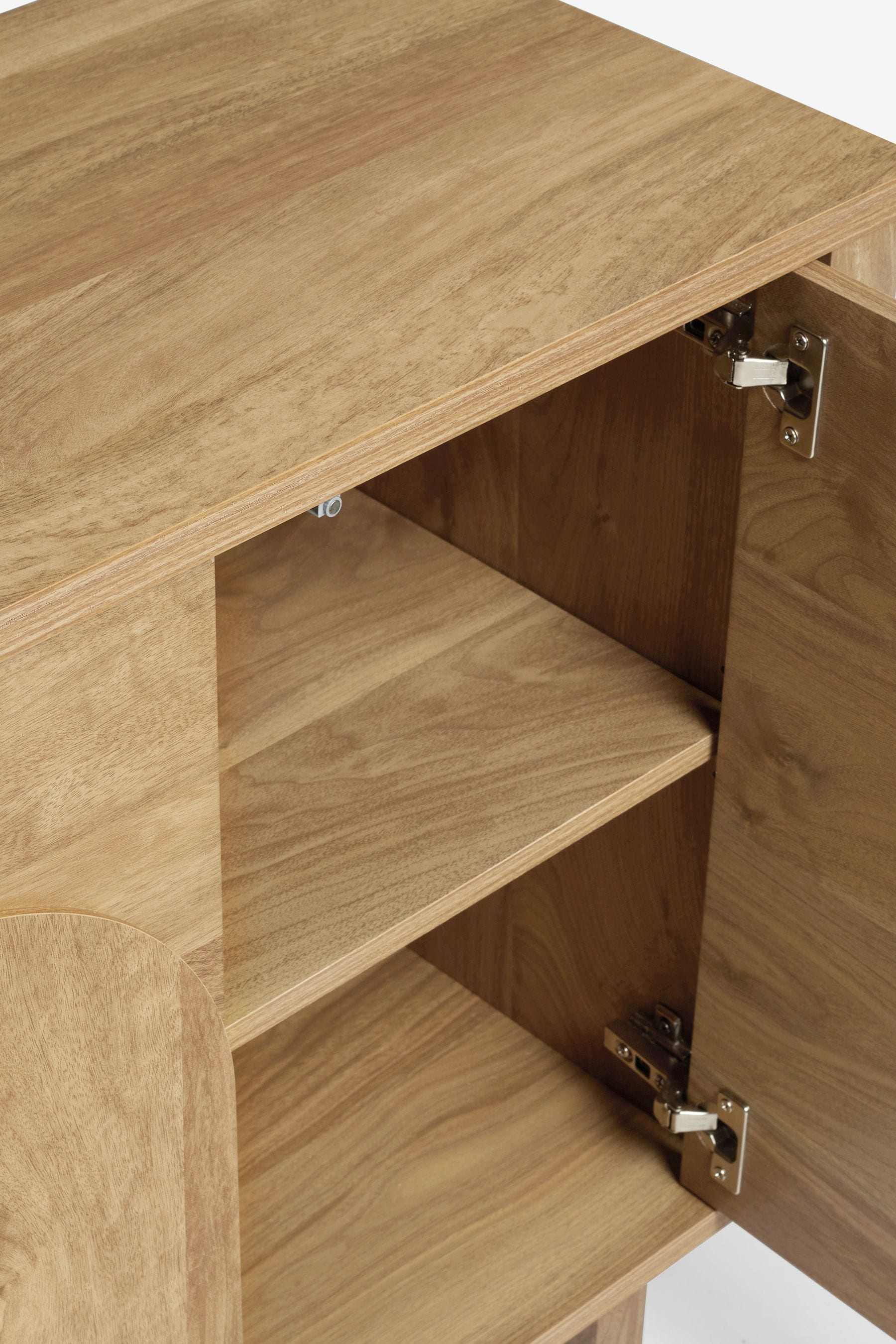 Buy Natural Arches Mango Wood Effect Small Sideboard from the Next UK