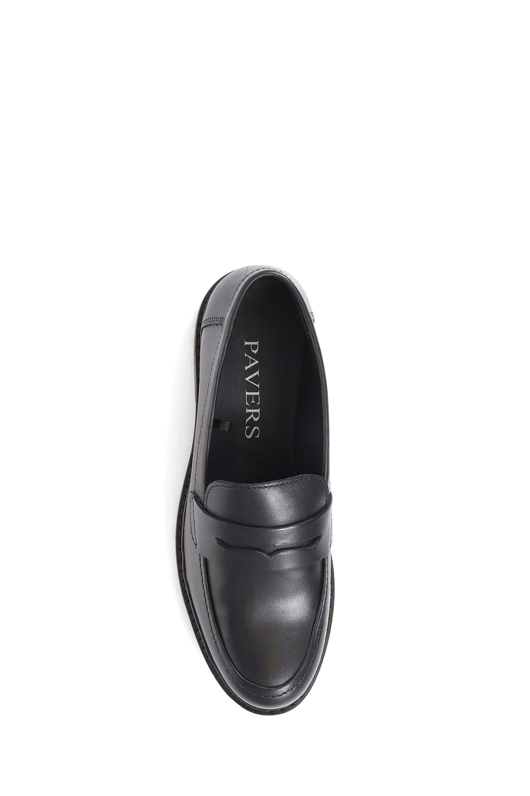 Buy Pavers Smart Leather Black Penny Loafers from the Next UK online shop