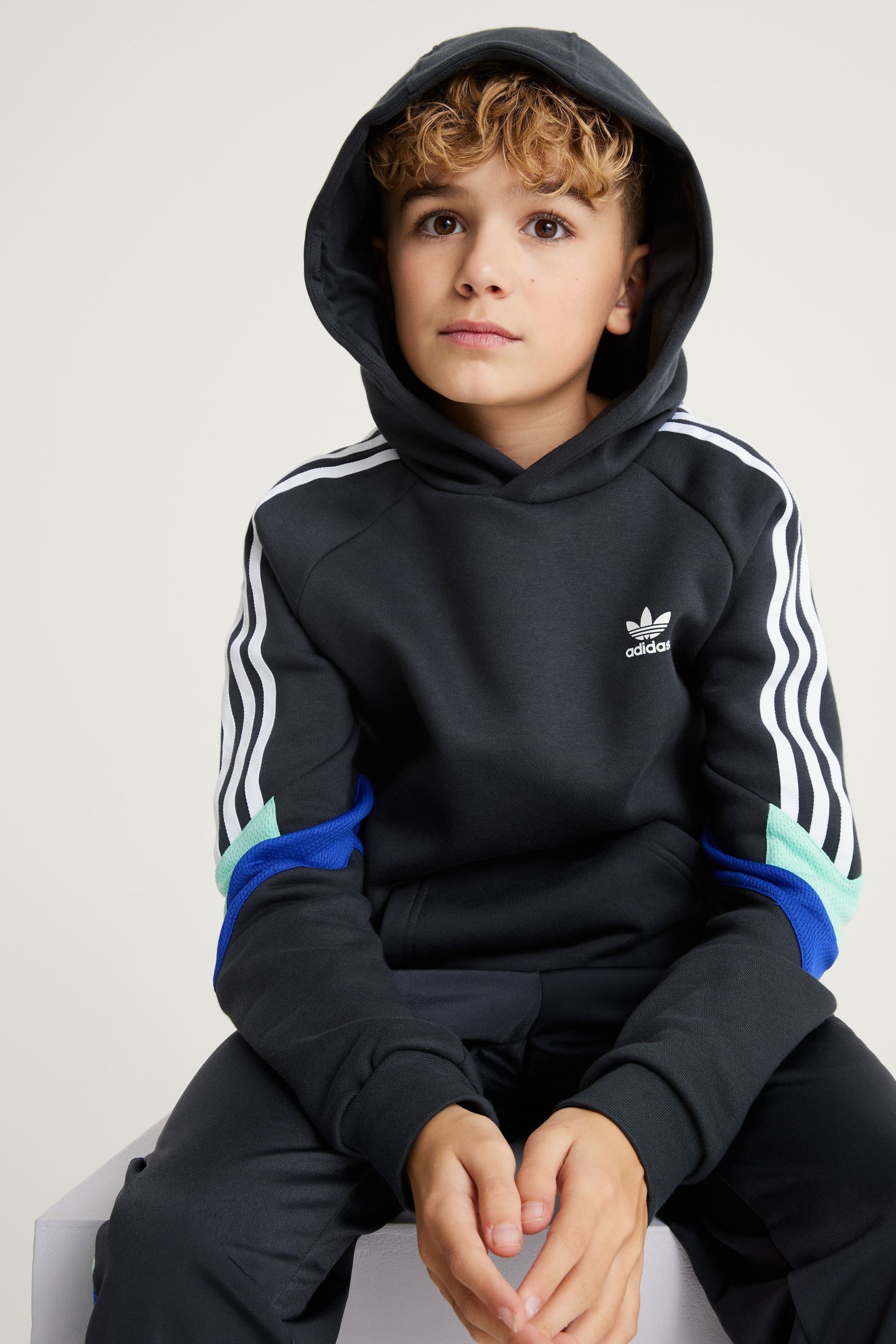 Buy adidas Originals Grey Junior Rekive Hoodie from the Next UK online shop