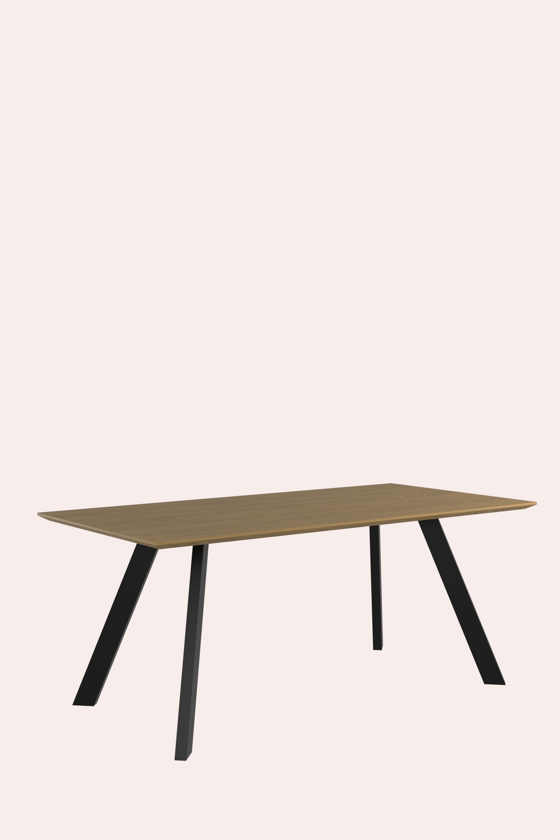 Buy Laura Ashley Oak Ammanford Chamfered Edge Dining Table from the