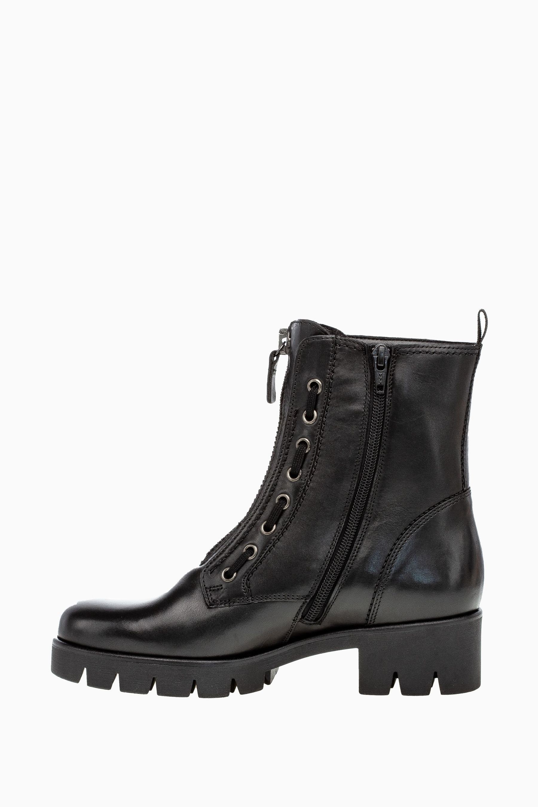 Buy Gabor Banter Black Leather Ankle Boots from the Next UK online shop