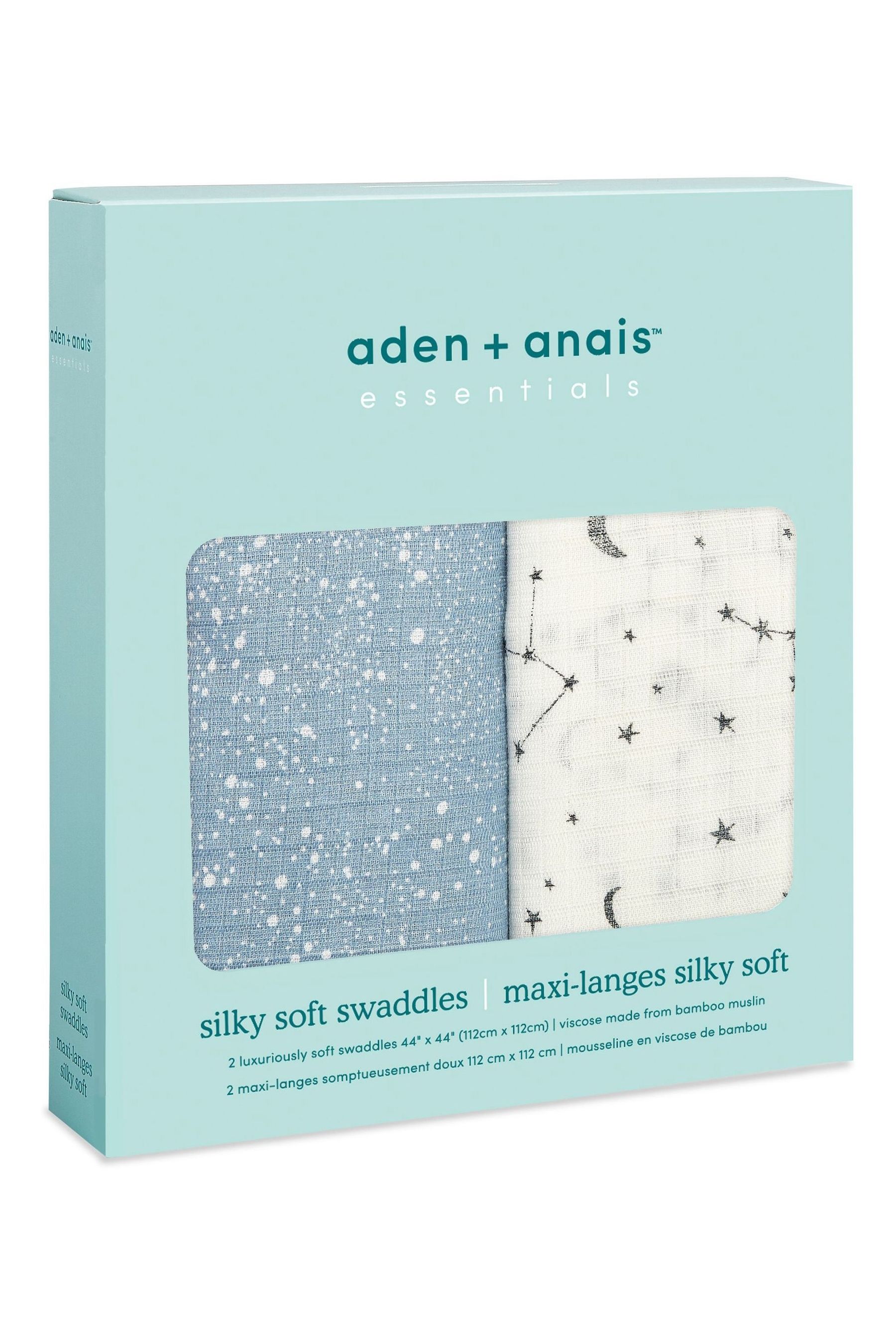 Buy aden + anais essentials Silky Soft Muslin Blankets 2 Pack Cosmic