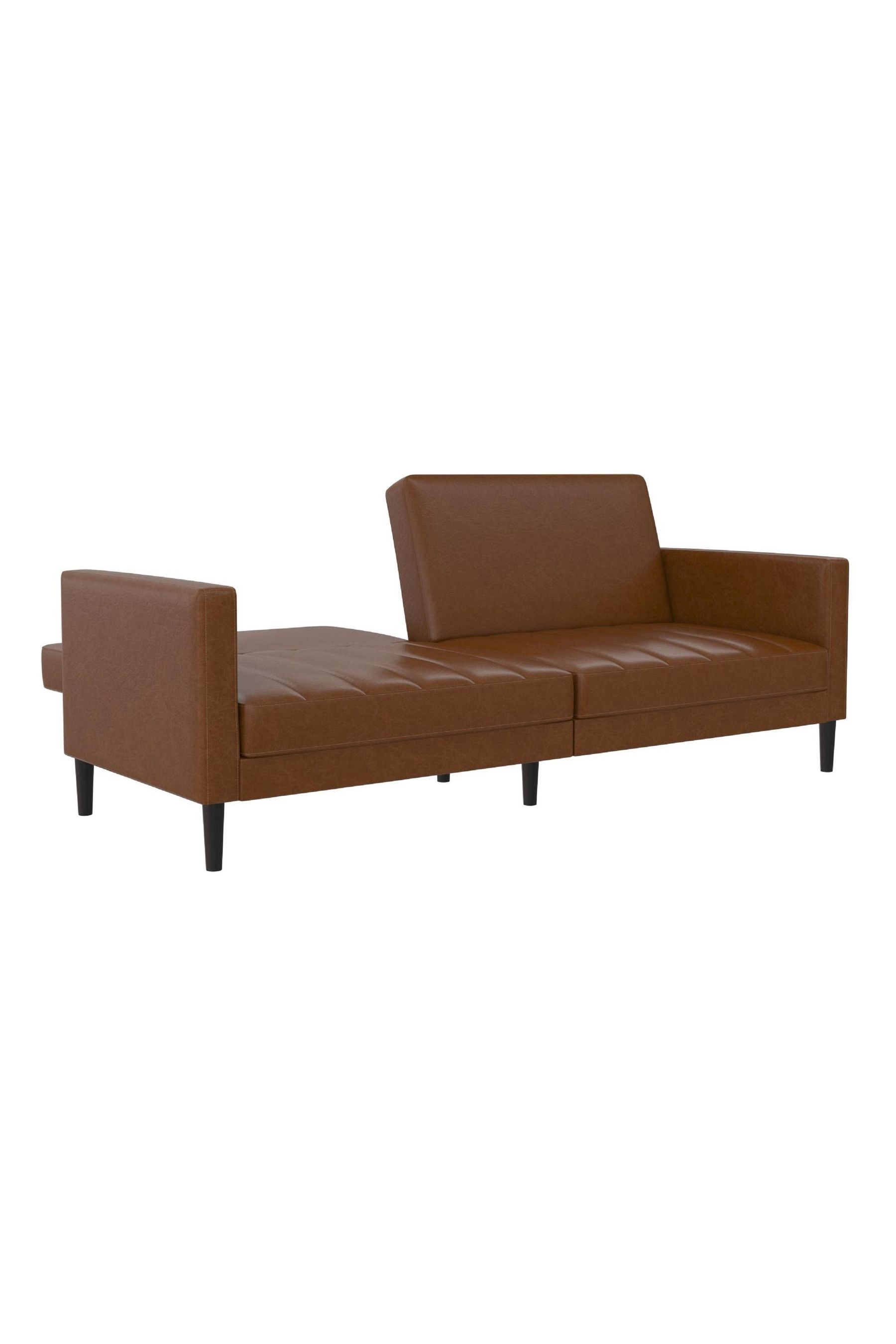 Buy Dorel Home Europe Liam Faux Leather Futon from the Laura Ashley