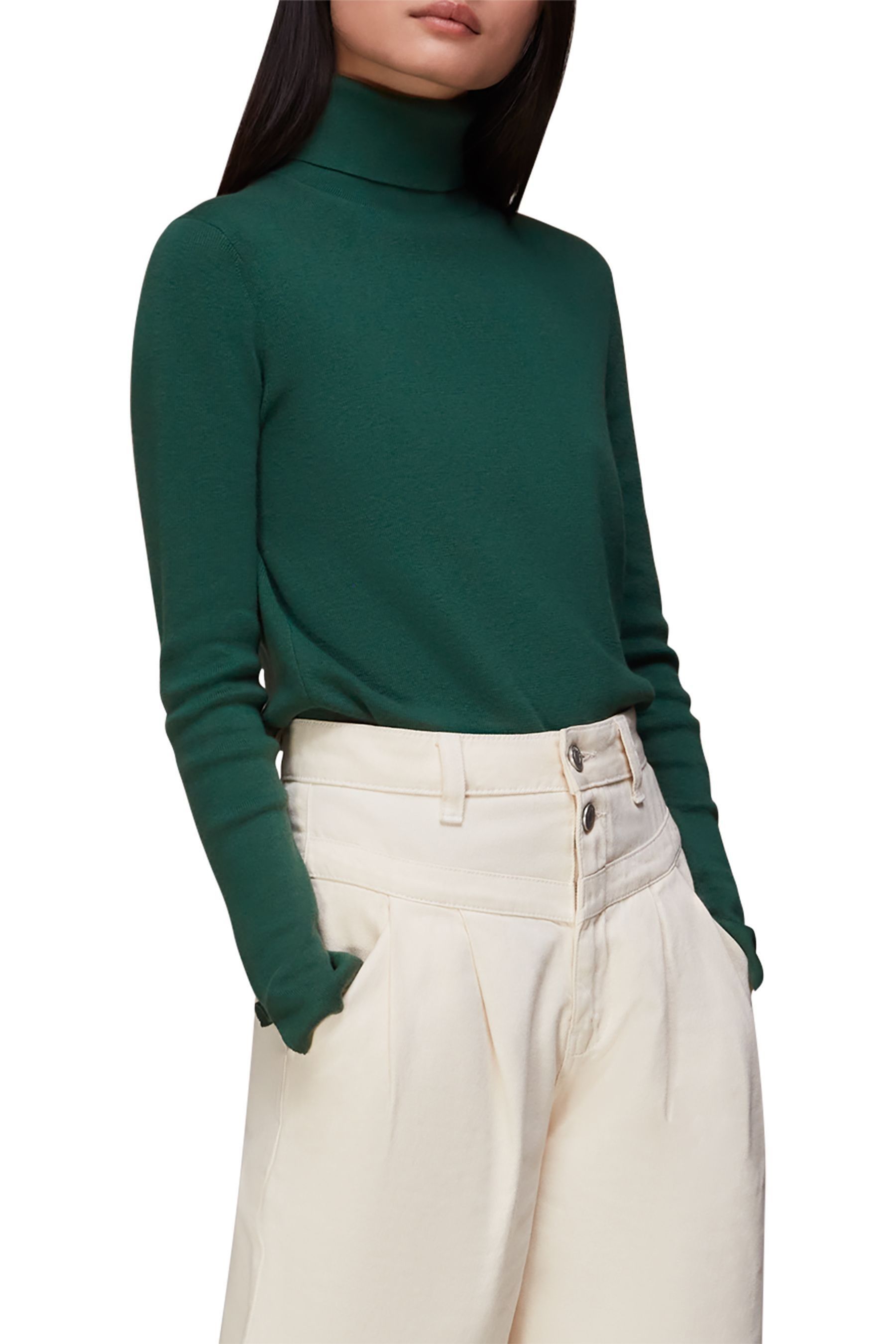 Buy Whistles Maja Knitted Polo Shirt from Next Ireland