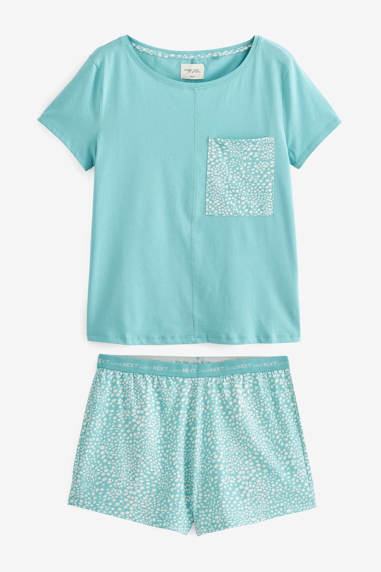 Green Spot Cotton Pyjamas Short Set - Image 1 of 1
