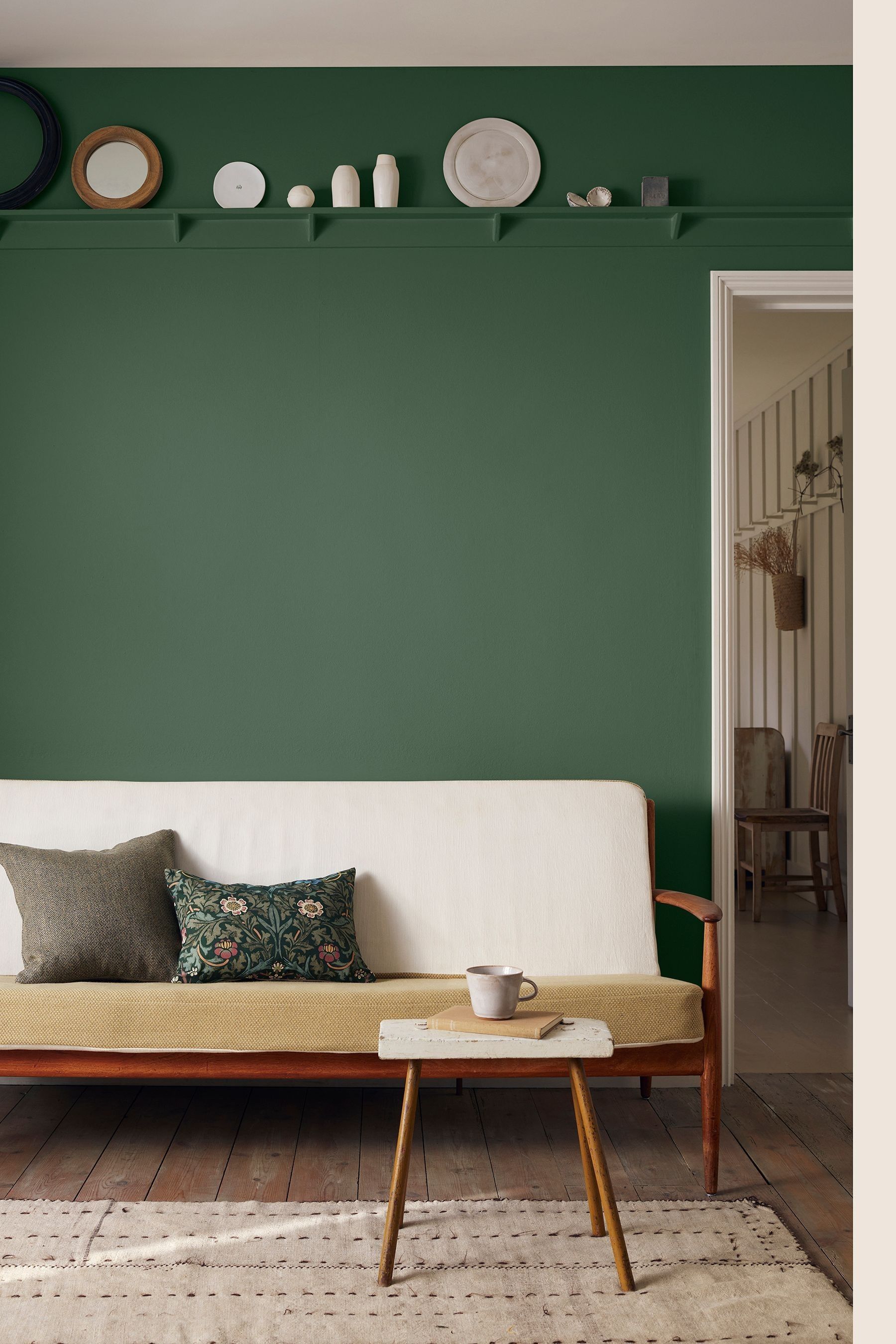 Buy Morris & Co. Tump Green Matt Emulsion 60ml Tester Paint from the