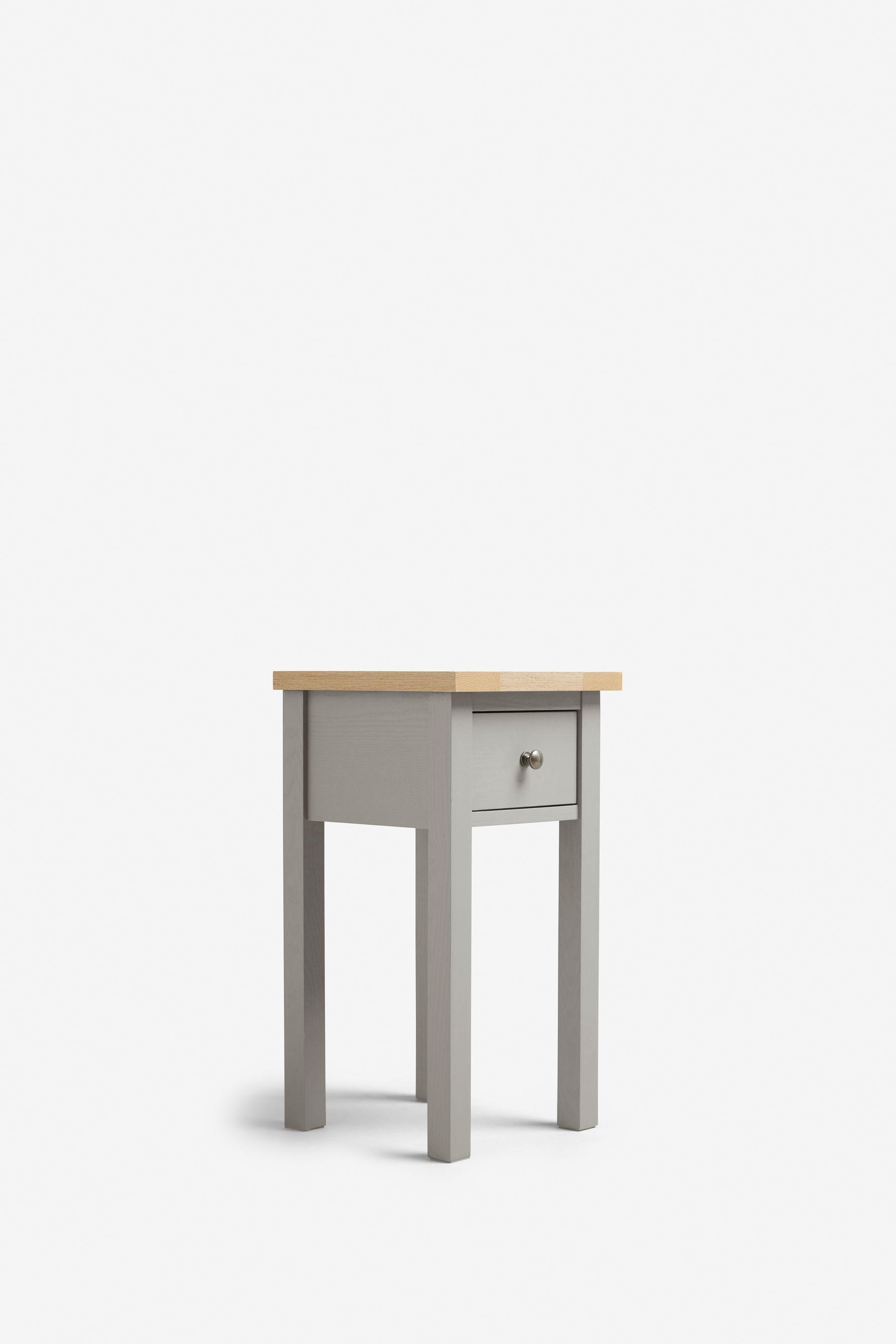 Buy Dove Grey Malvern Paint Effect 1 Drawer Slim Bedside Table from the Next UK online shop