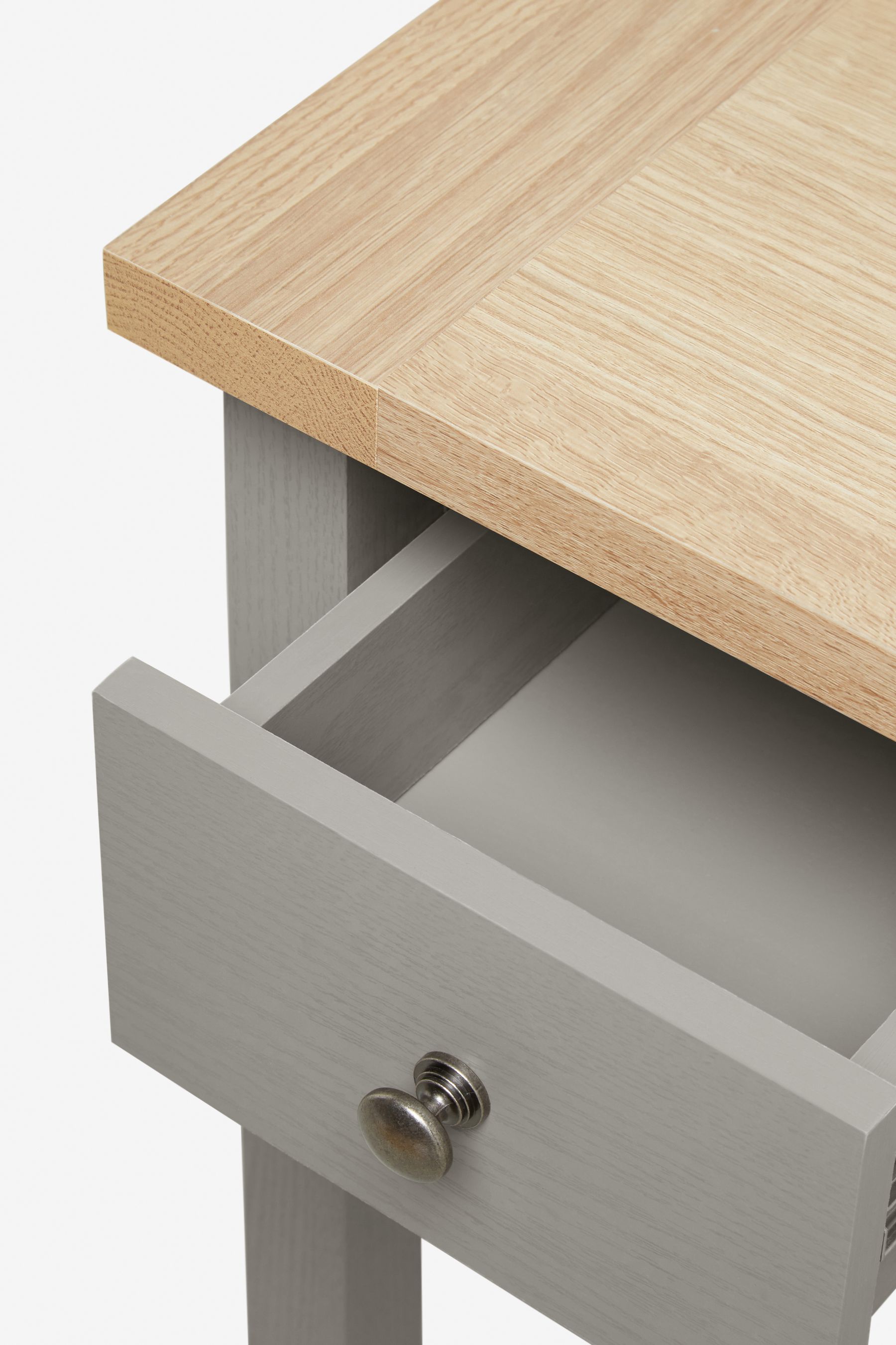 Buy Dove Grey Malvern Paint Effect 1 Drawer Slim Bedside Table from the Next UK online shop