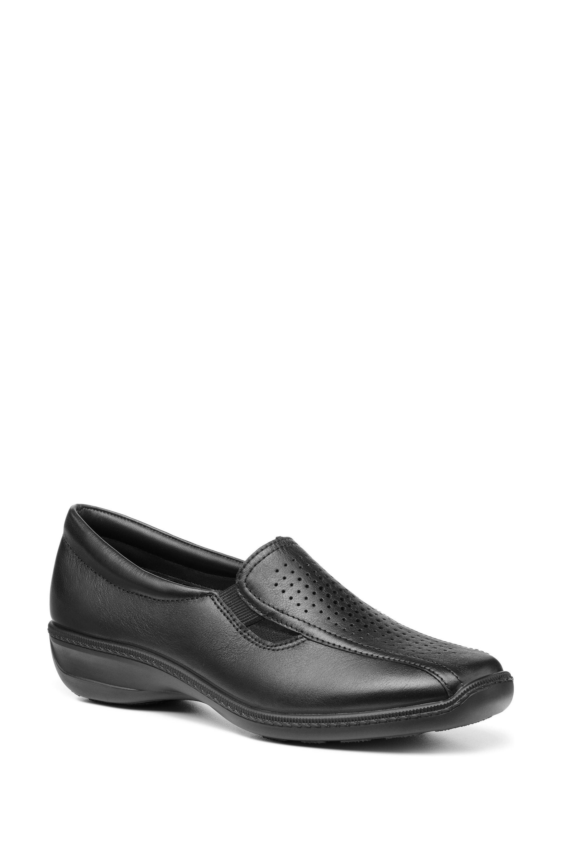 Buy Hotter Calypso II Wide Fit Black Slip On Shoes from the Next UK