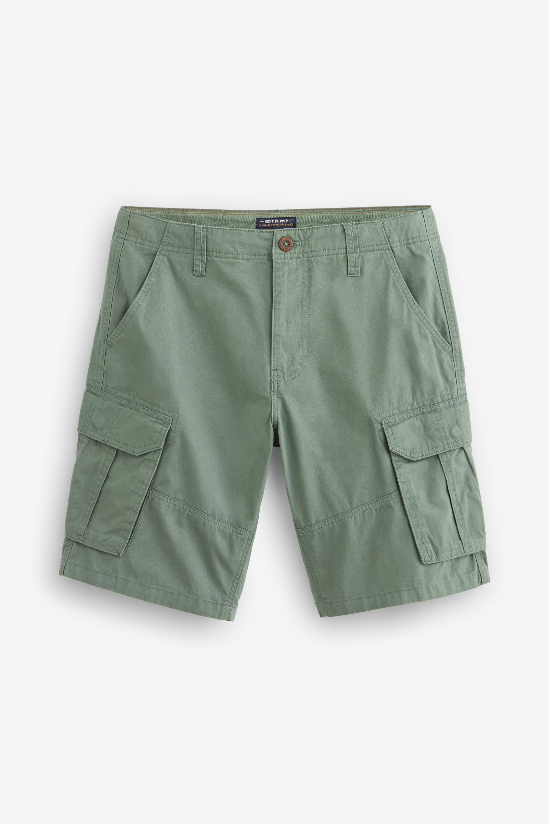 Buy Sage Green Cotton Cargo Shorts from the Next UK online shop