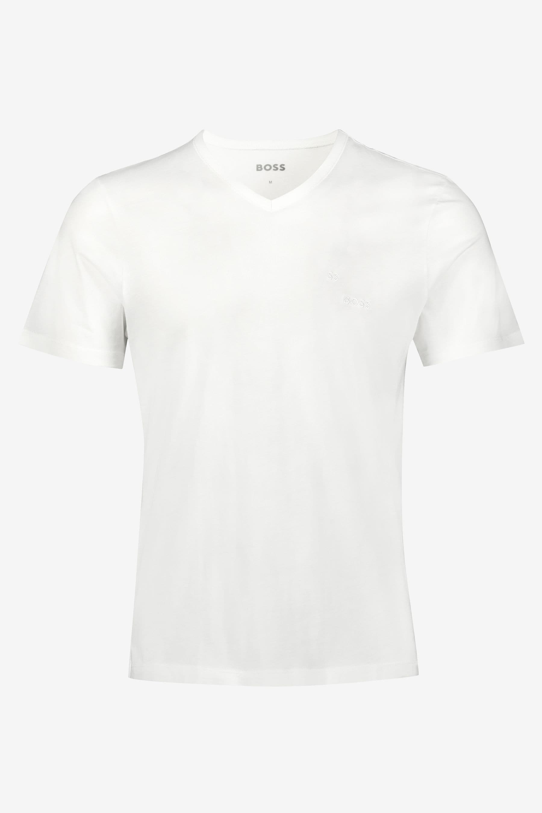 Buy BOSS White Classic V-Neck T-Shirts 3 Pack from the Next UK online shop