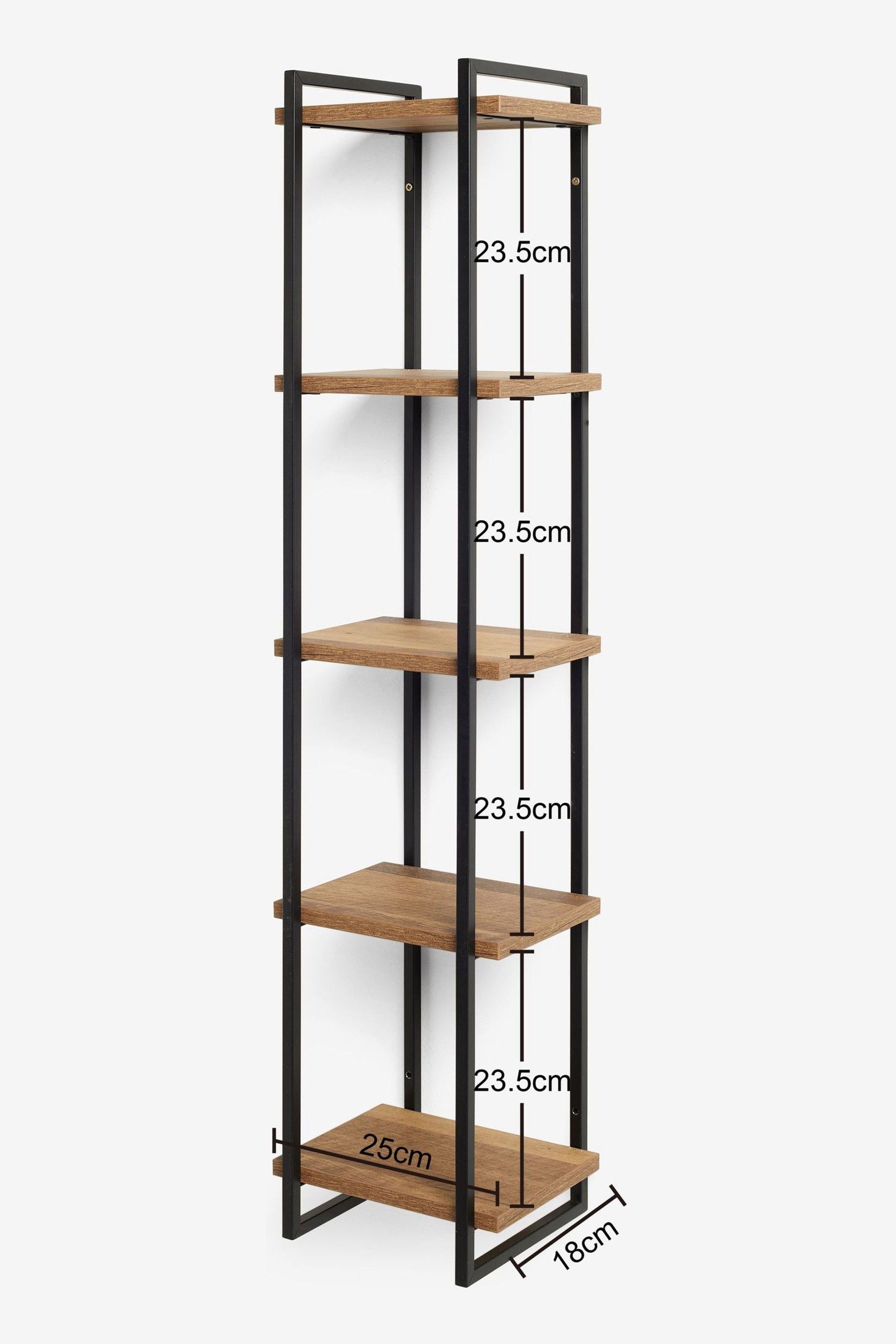 Buy Dark Bronx 5 Tier Wall Shelves from the Next UK online shop