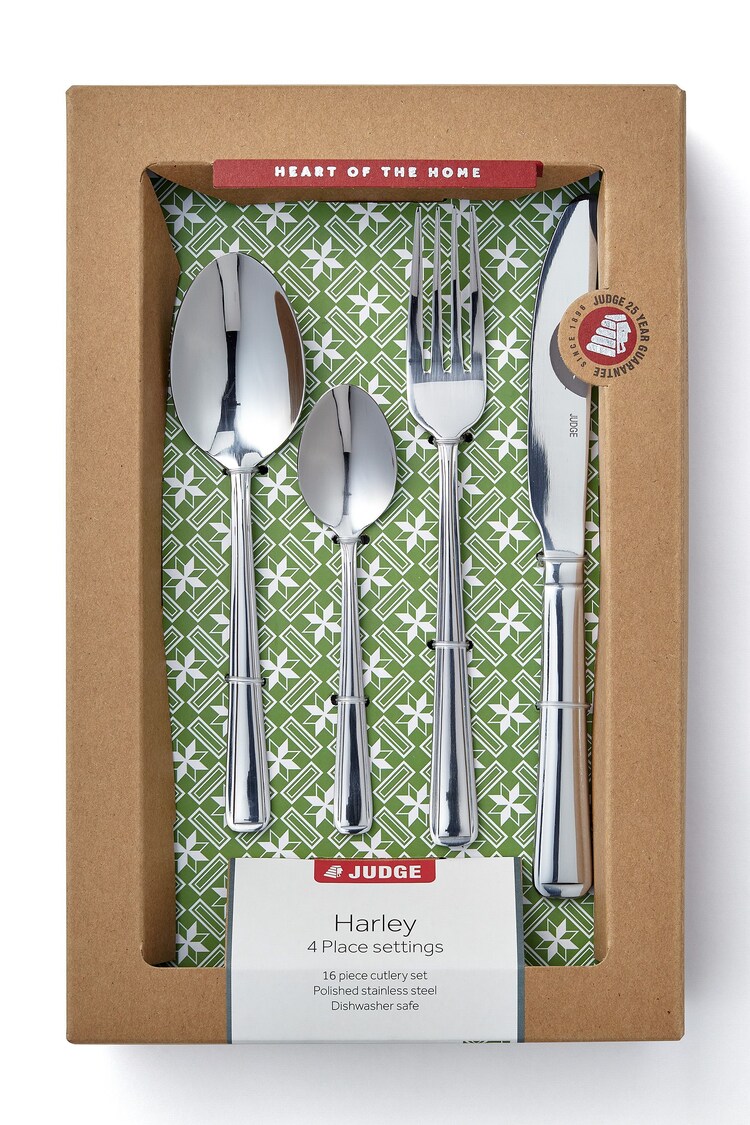 Judge Chrome Harley 16 Piece Cutlery Set - Image 1 of 1