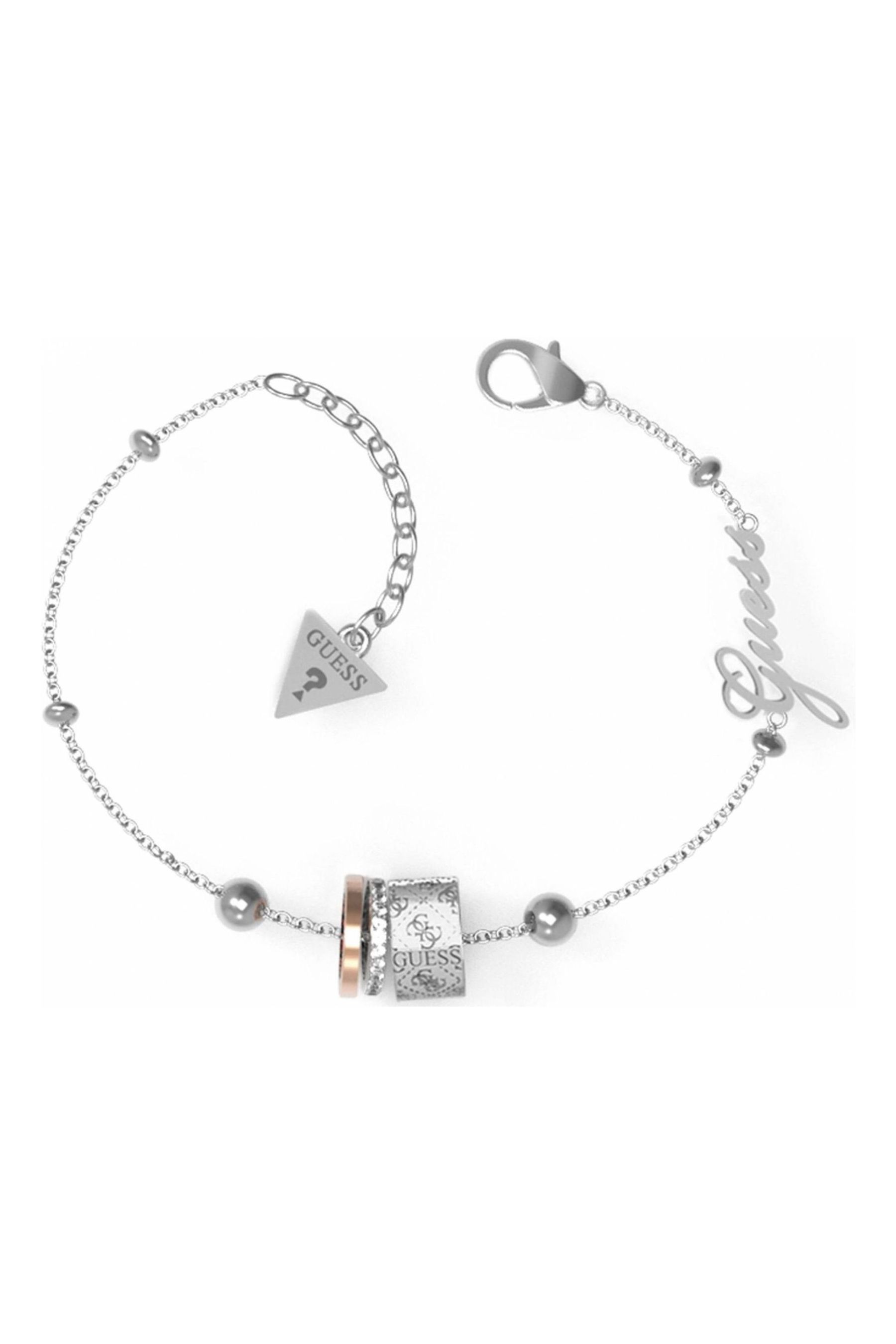 Buy Guess Jewellery Ladies Gold Tone Round Harmony Bracelet from the