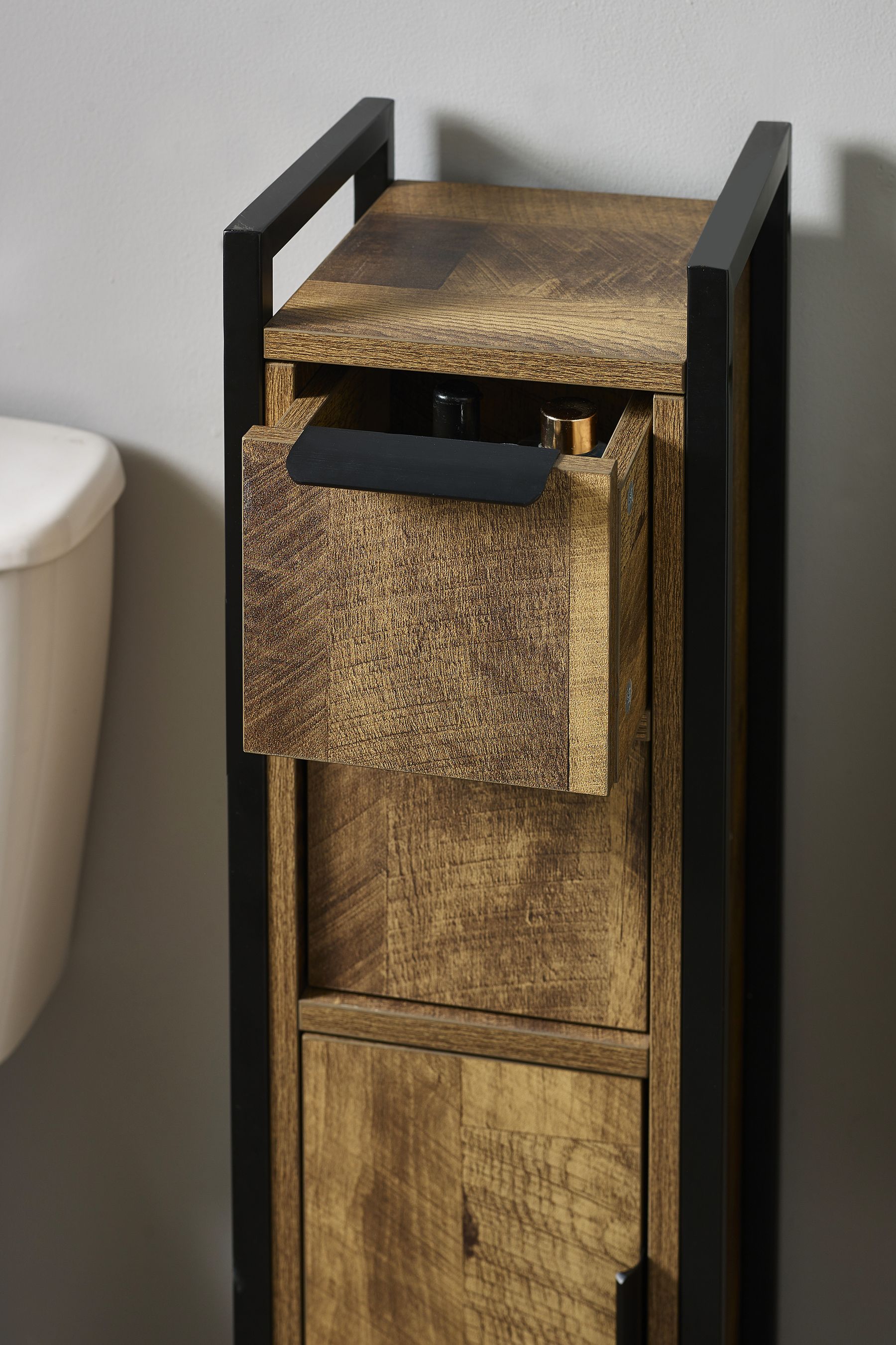 Buy Natural Bronx Slimline Mid Storage Unit from Next Ireland