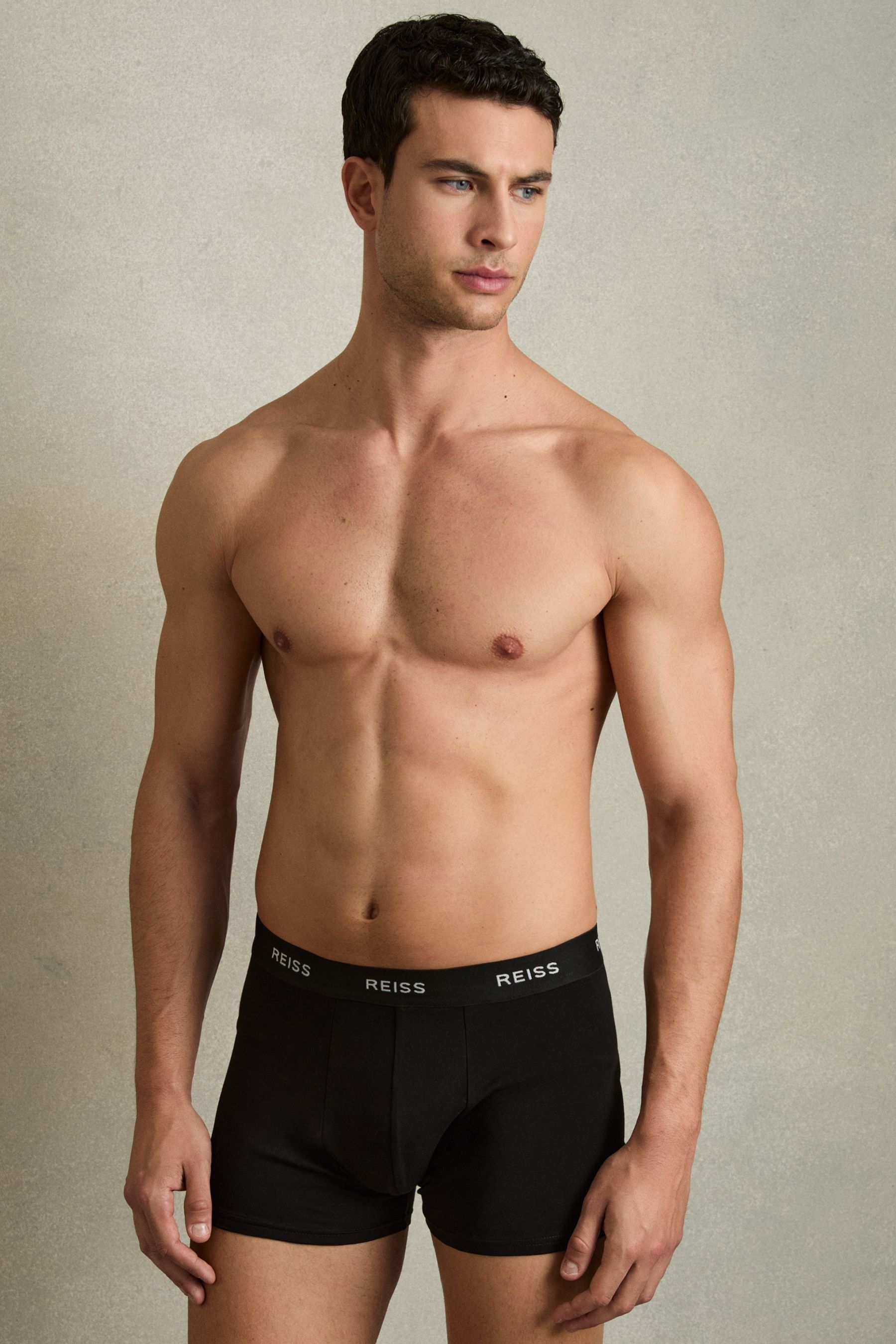 Buy Reiss Multi Heller Three Pack of Cotton Blend Boxers from the Next