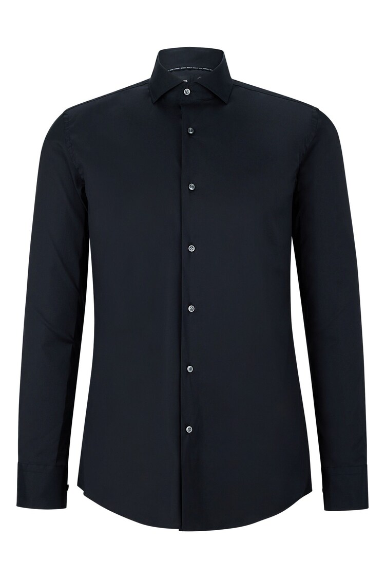 Черный - BOSS Slim Fit Dress Shirt - Изображение 1 из 1