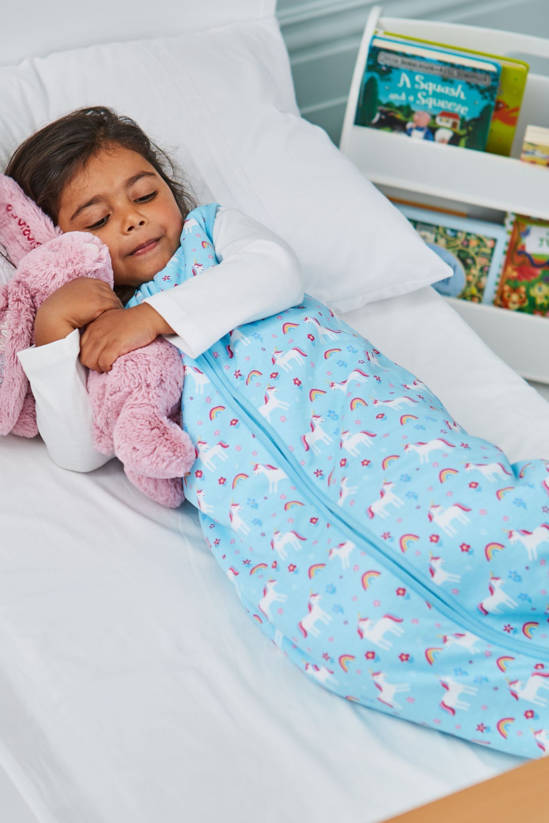 Buy JoJo Maman Bébé Unicorn Print 2.5 Tog Toddler Sleeping Bag from the