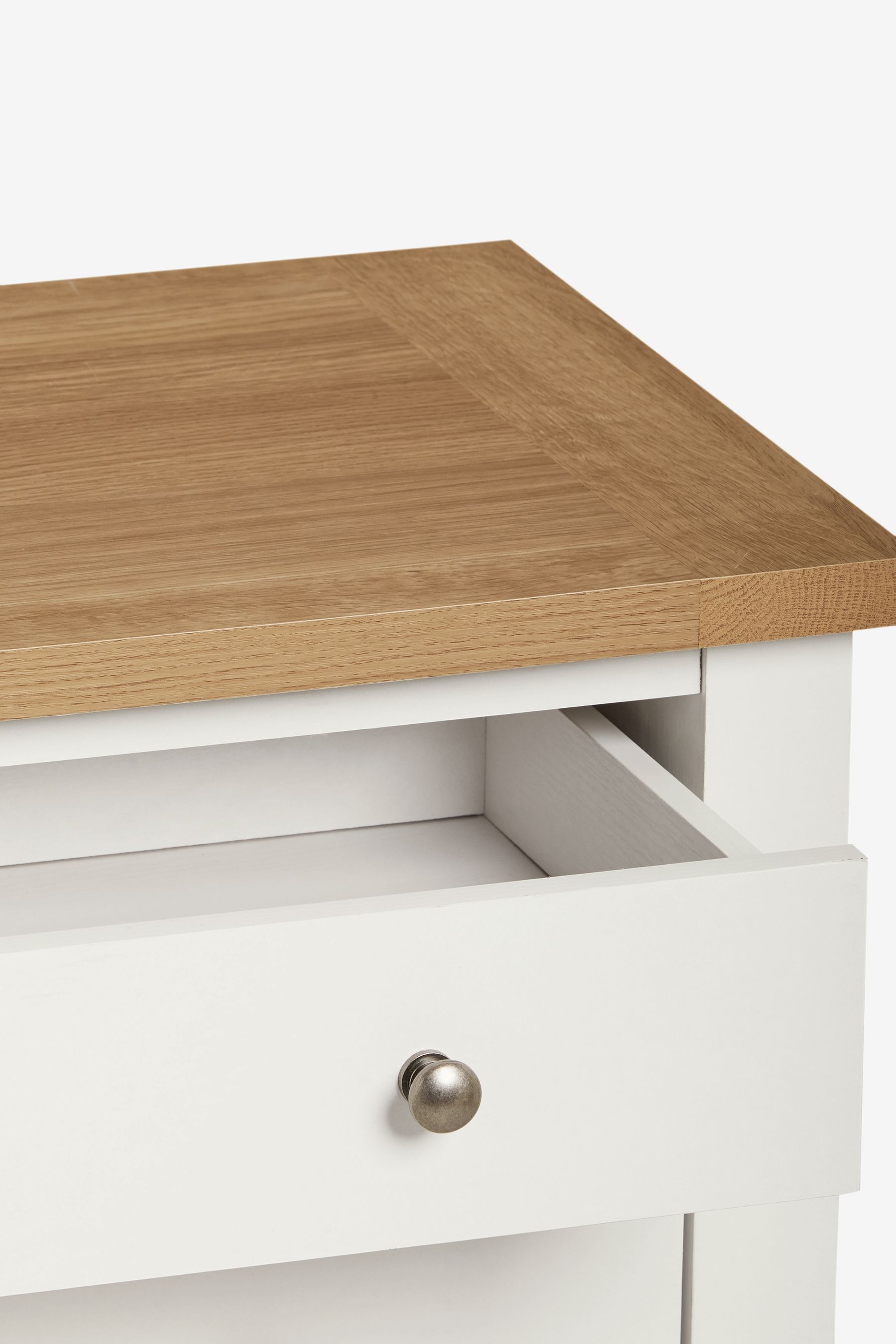 Buy Chalk White Malvern Paint Effect 6 Drawer Chest of Drawers from the