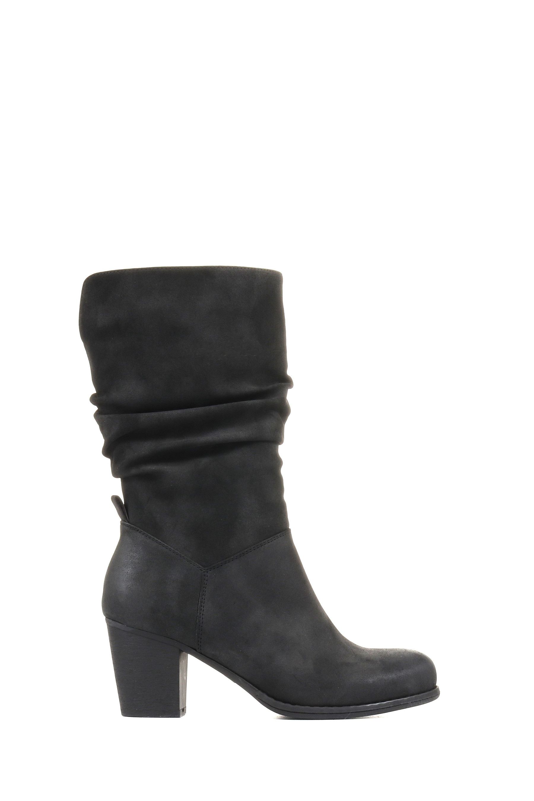 Buy Pavers Slouch Black Boots from the Next UK online shop